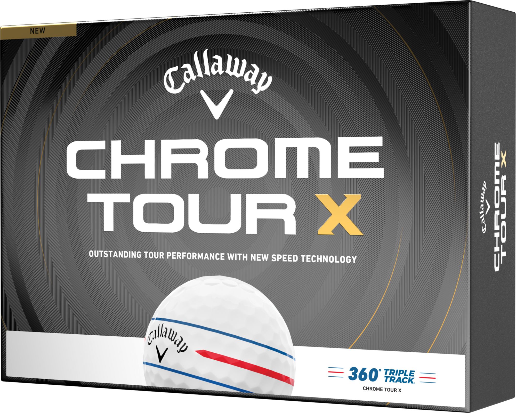 Callaway 2026 Chrome Tour X 360 Triple Track Golf Balls
