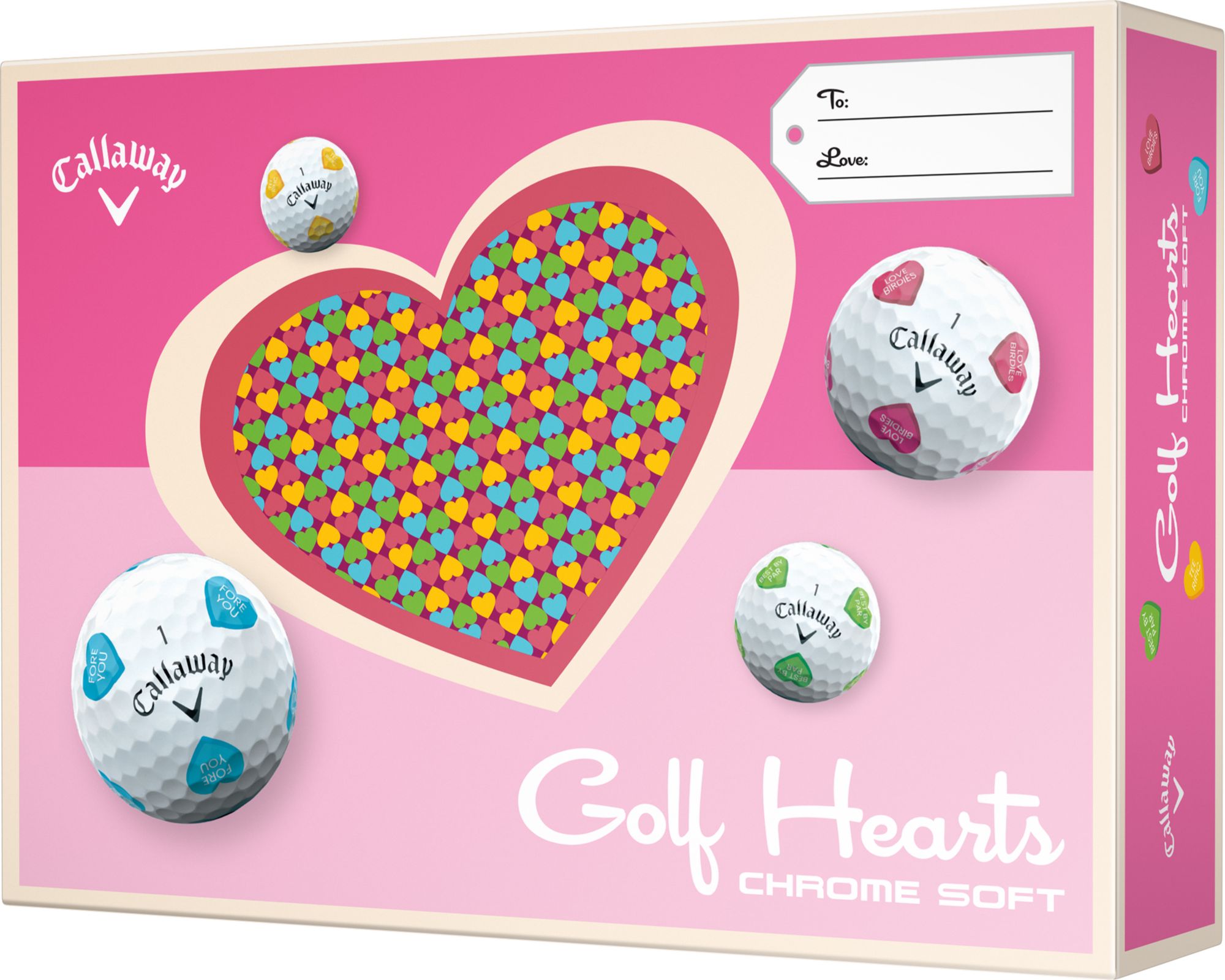 Callaway 2026 Chrome Soft Golf Hearts Golf Balls
