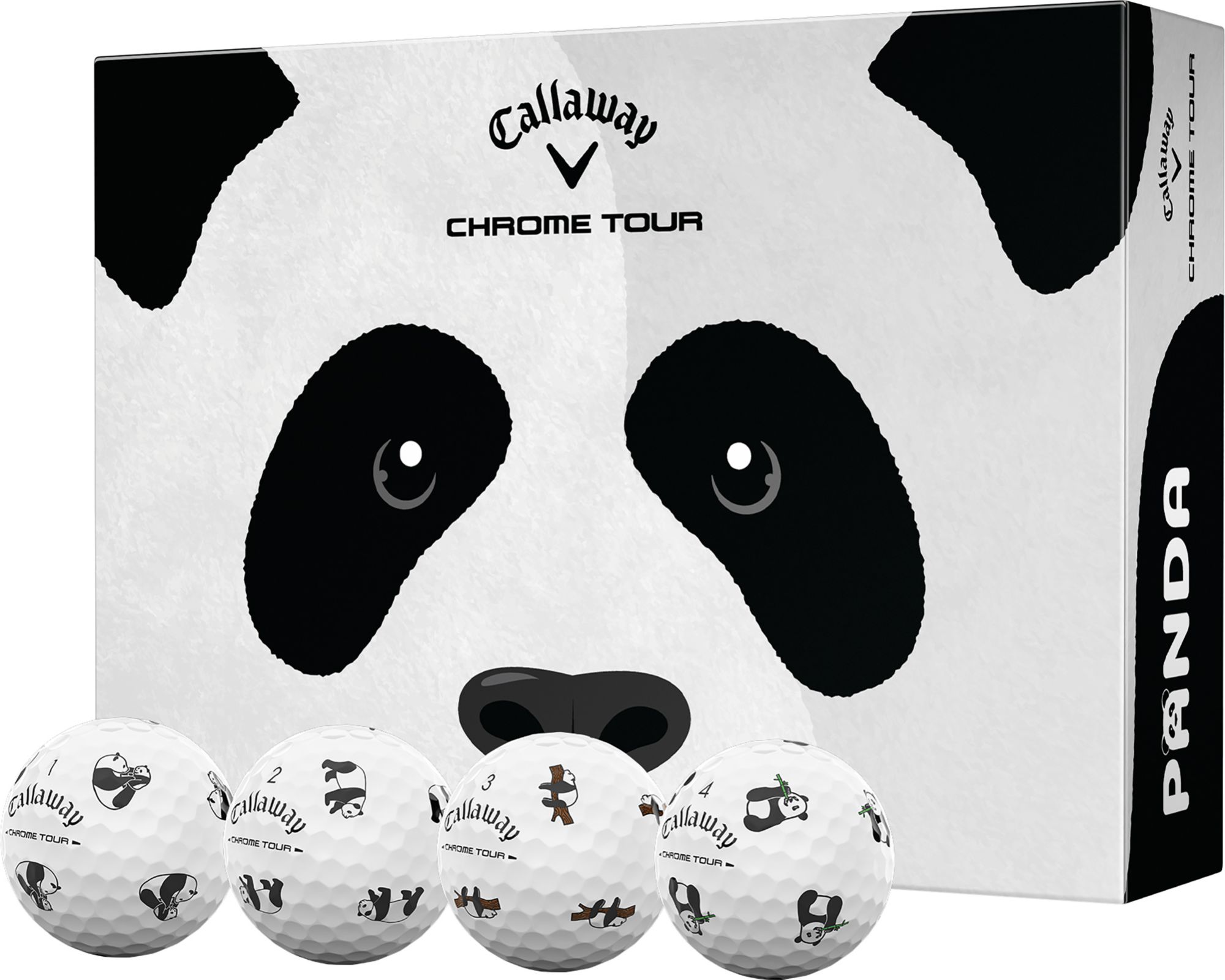 Callaway 2026 Chrome Tour Pandas Golf Balls