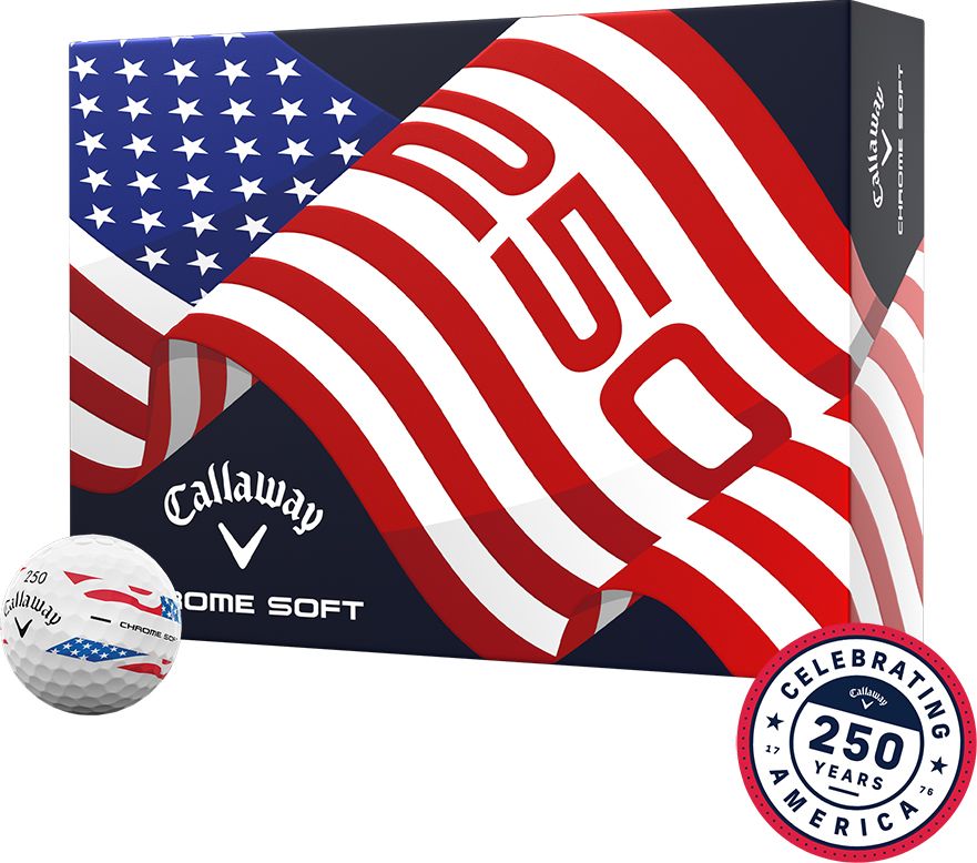 Callaway USA 250 Chrome Soft 360 Stripe Golf Balls