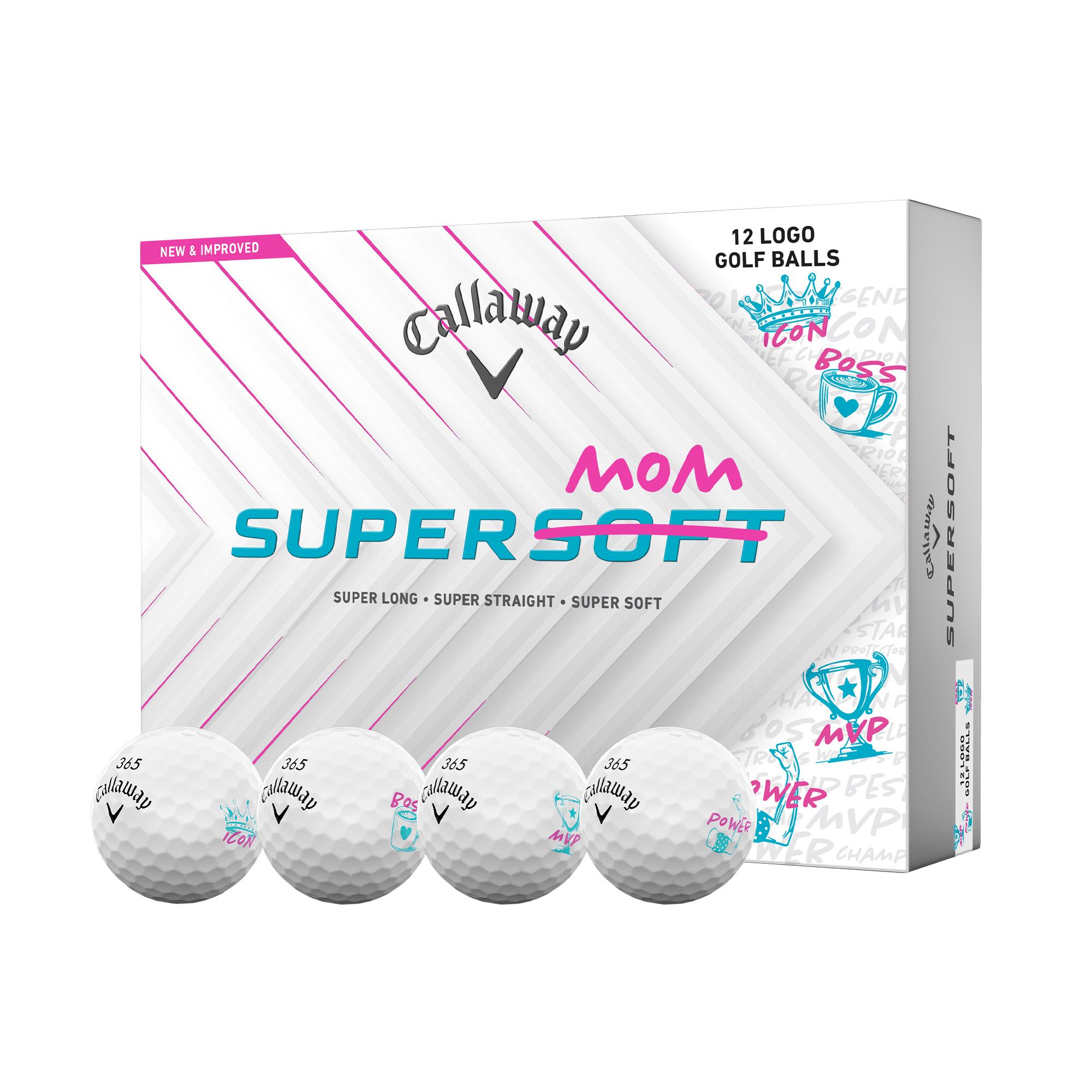 Callaway 2026 Supersoft Super Mom Golf Balls