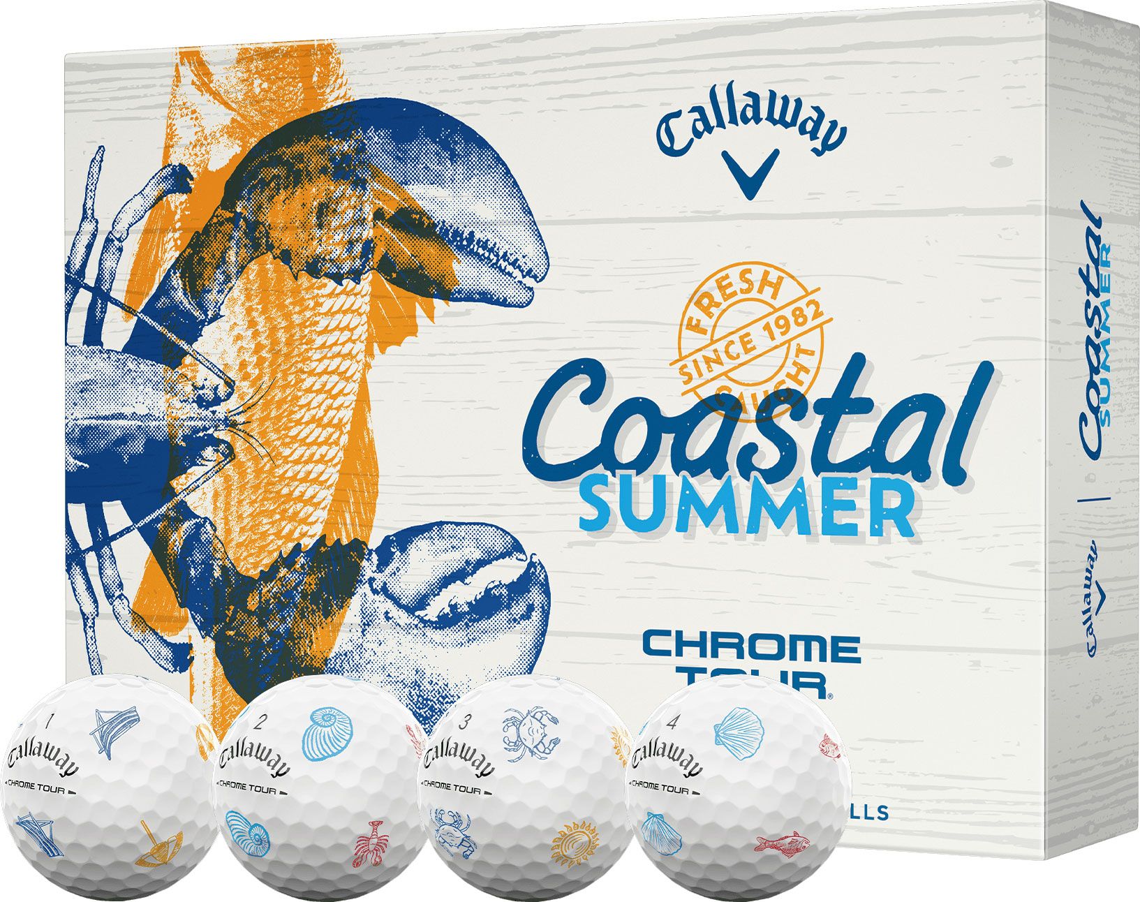 Callaway 2026 Chrome Tour Coastal Summer Golf Balls