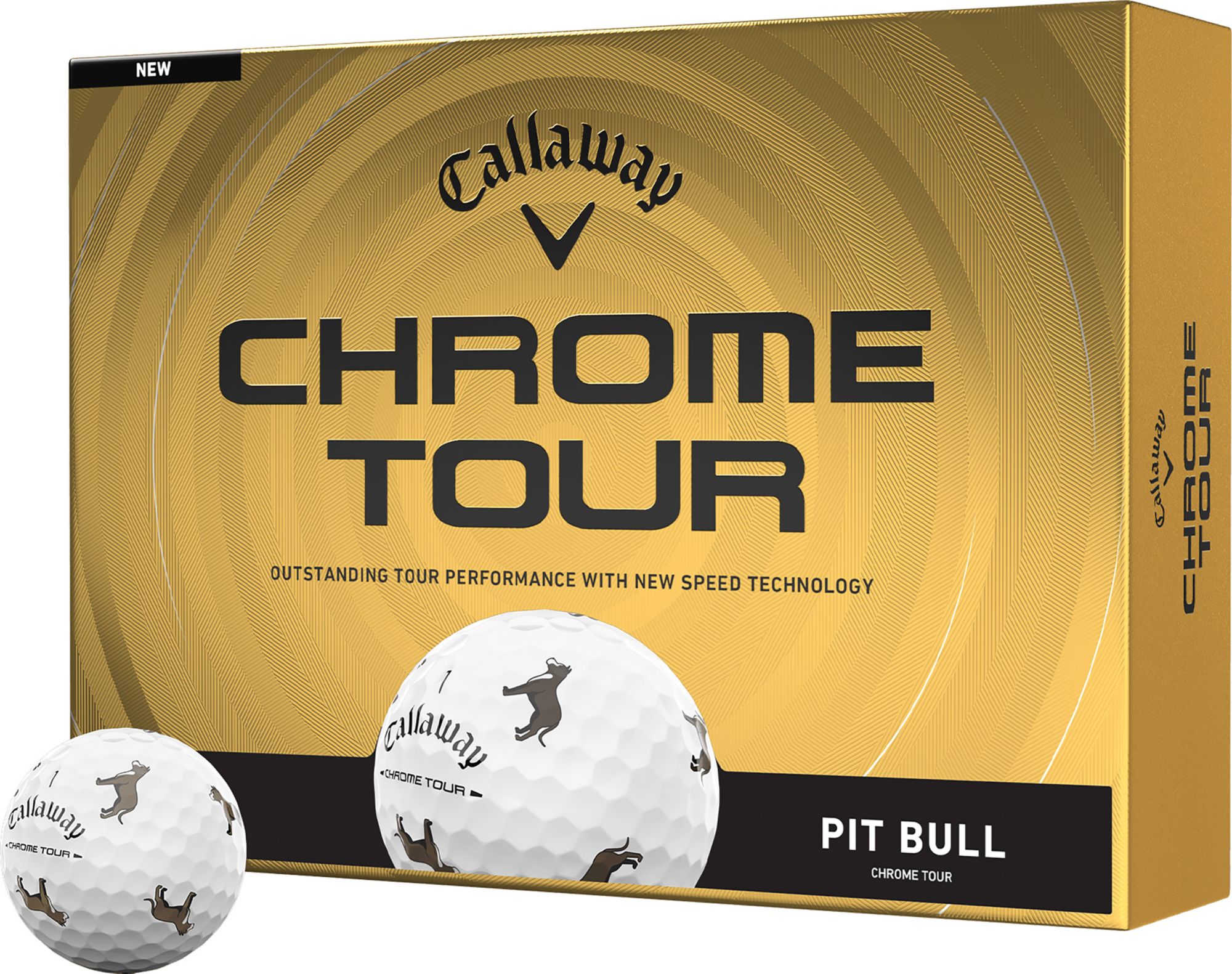 Callaway Chrome Tour Pit Bull Golf Balls