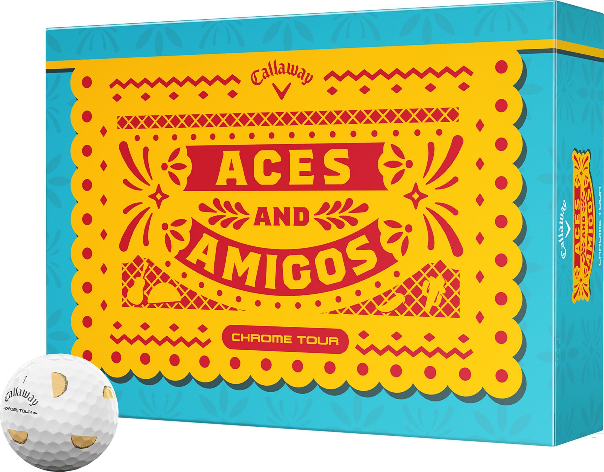 Callaway 2026 Chrome Tour Aces &amp; Amigos Golf Balls