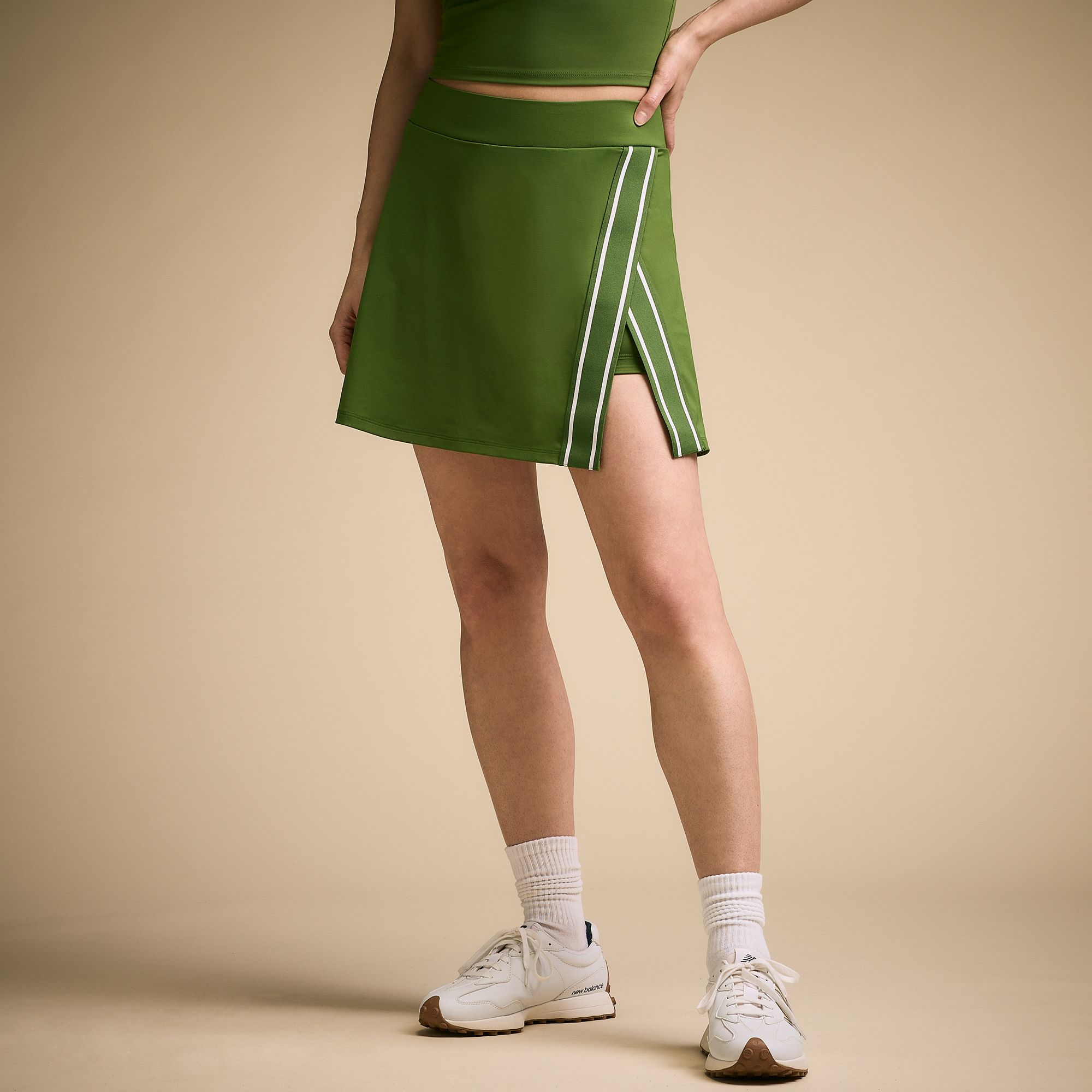 CALIA Women's A-Line Slit Skort