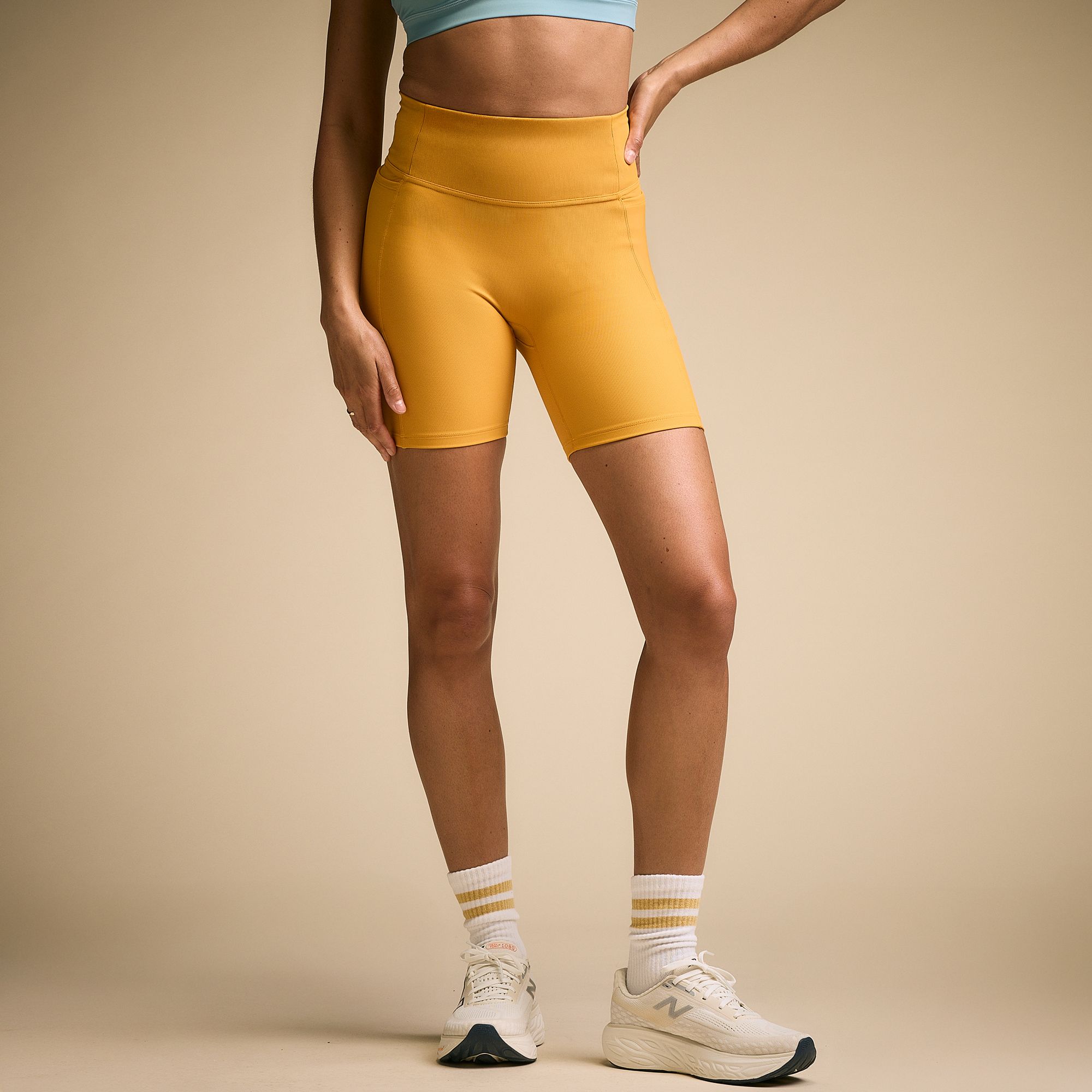 CALIA Women's Essential Rib 5” Bike Short