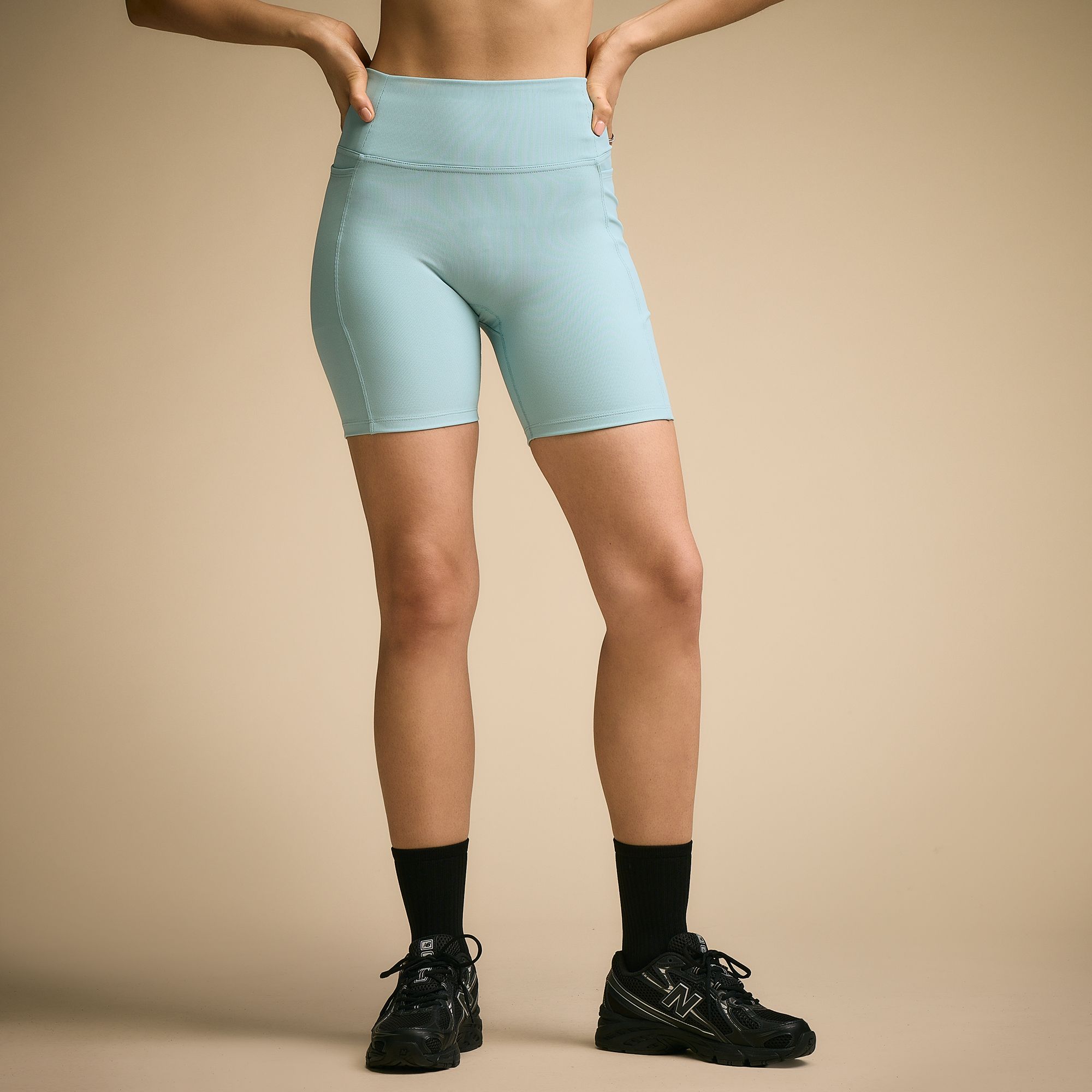 CALIA Women's Essential Rib 5” Bike Short