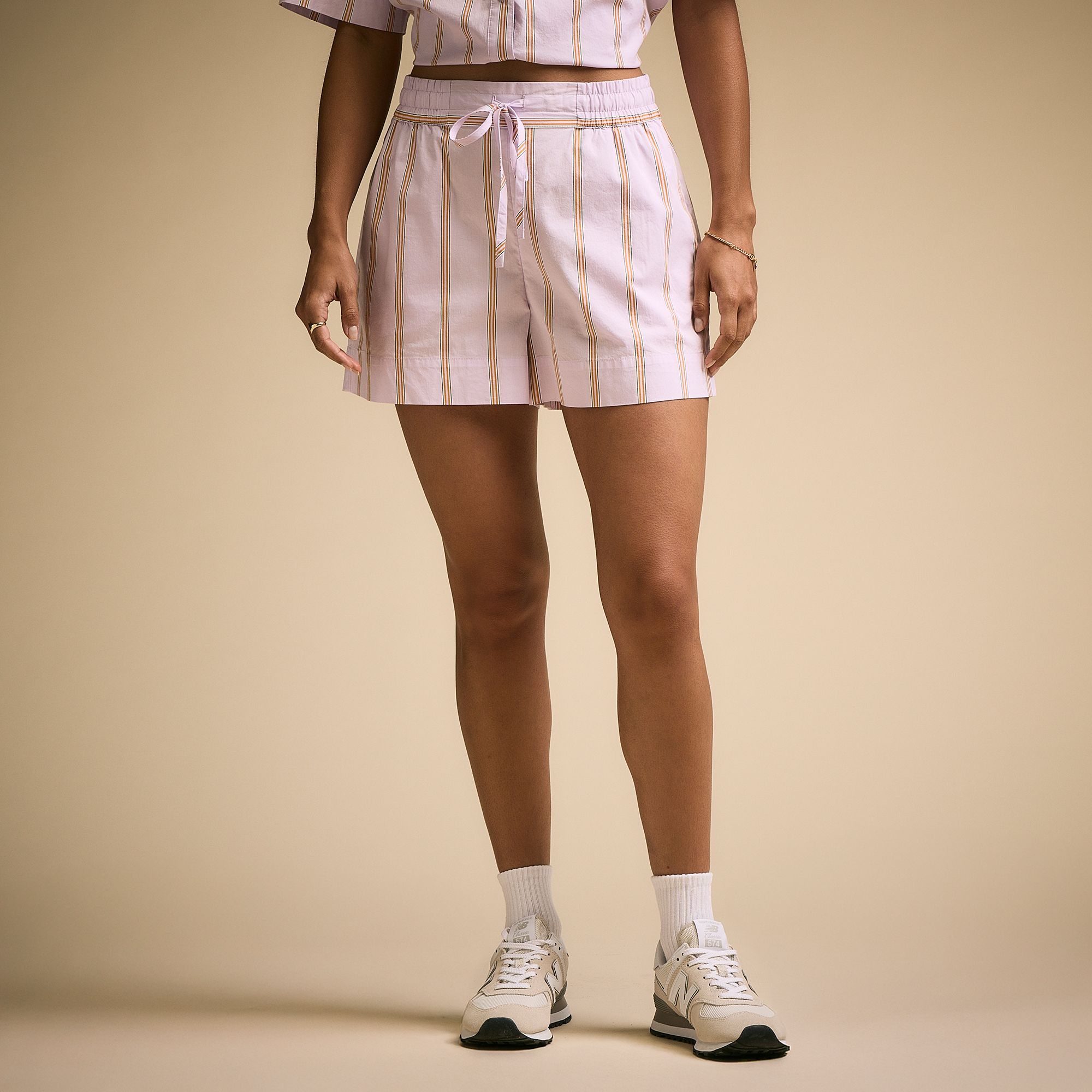 CALIA Women's Poplin Pieced Short