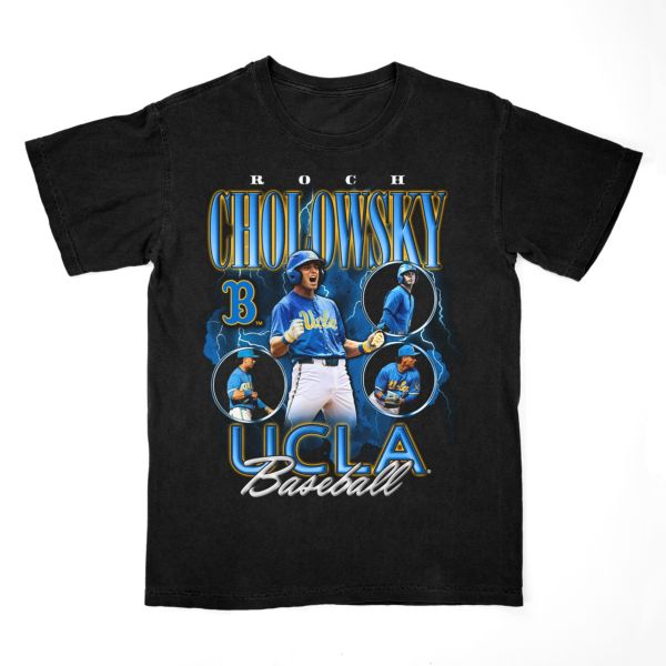 Campus Ink Adult UCLA Bruins Roch Cholowsky Black T-Shirt