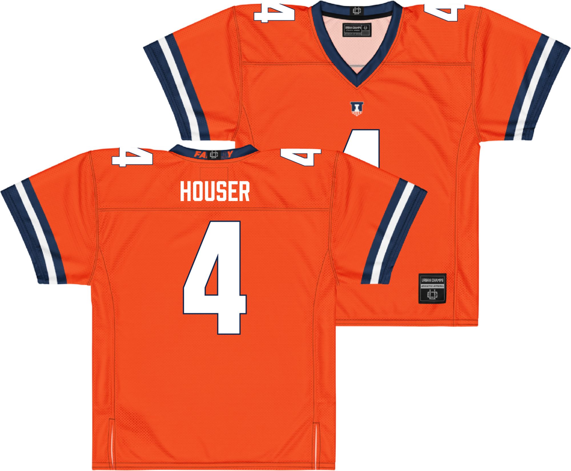 Campus Ink Men's Illinois Fighting Illini Katin Houser Jersey