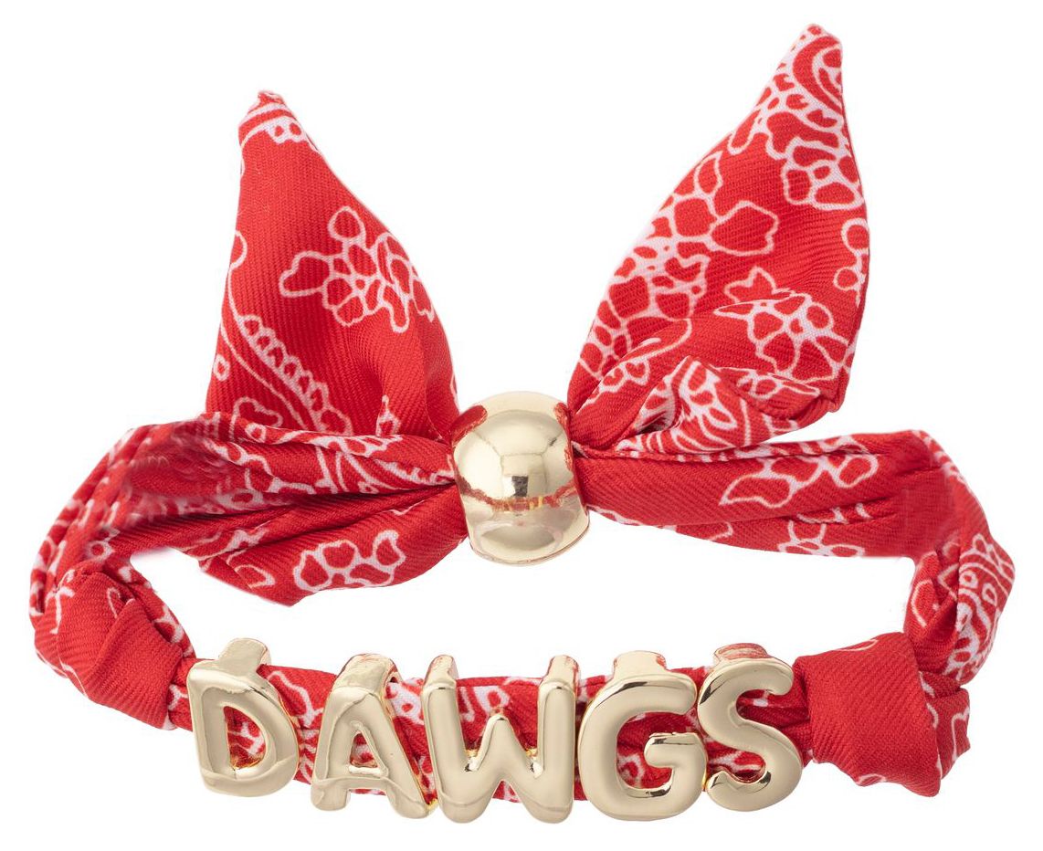 Canvas Style Women's Georgia Bulldogs Bandana Slider Bracelet