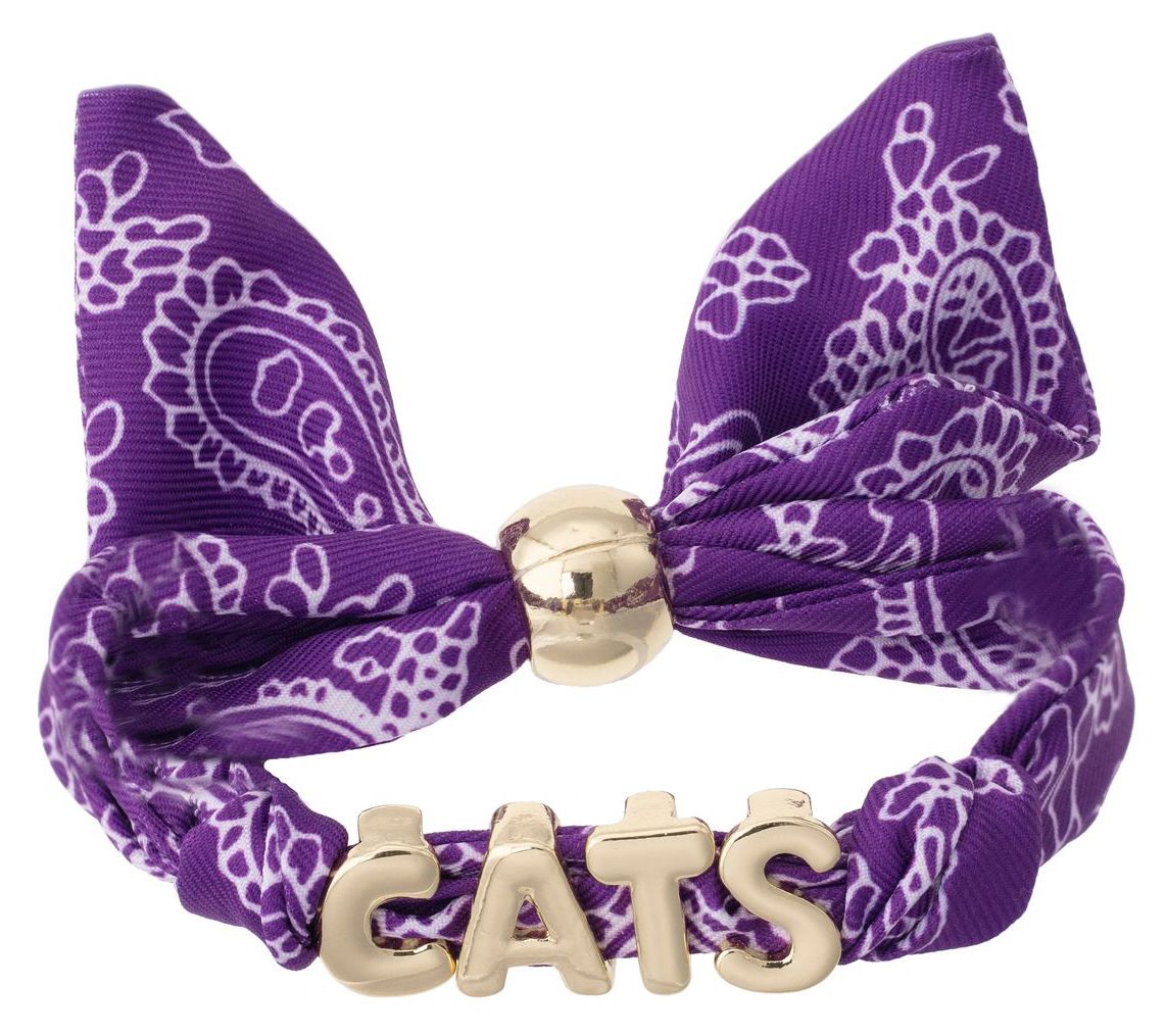 Canvas Style Women's Kansas State Wildcats Bandana Slider Bracelet