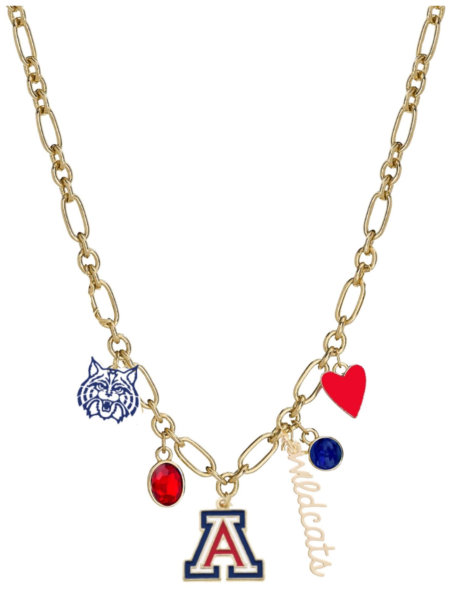 Canvas Style Women's Arizona Wildcats Gameday Charm Necklace