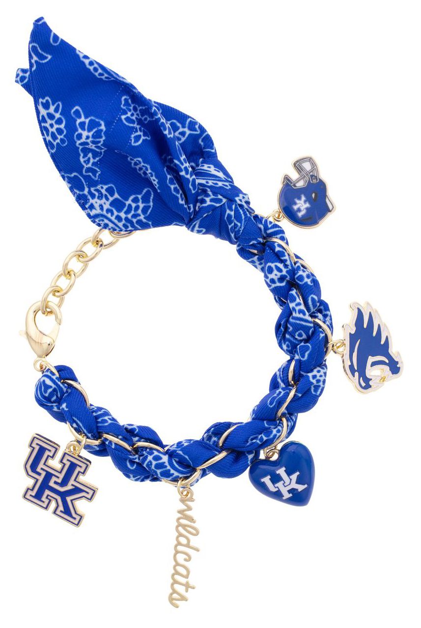 Canvas Style Women's Kentucky Wildcats Bandana Charm Bracelet