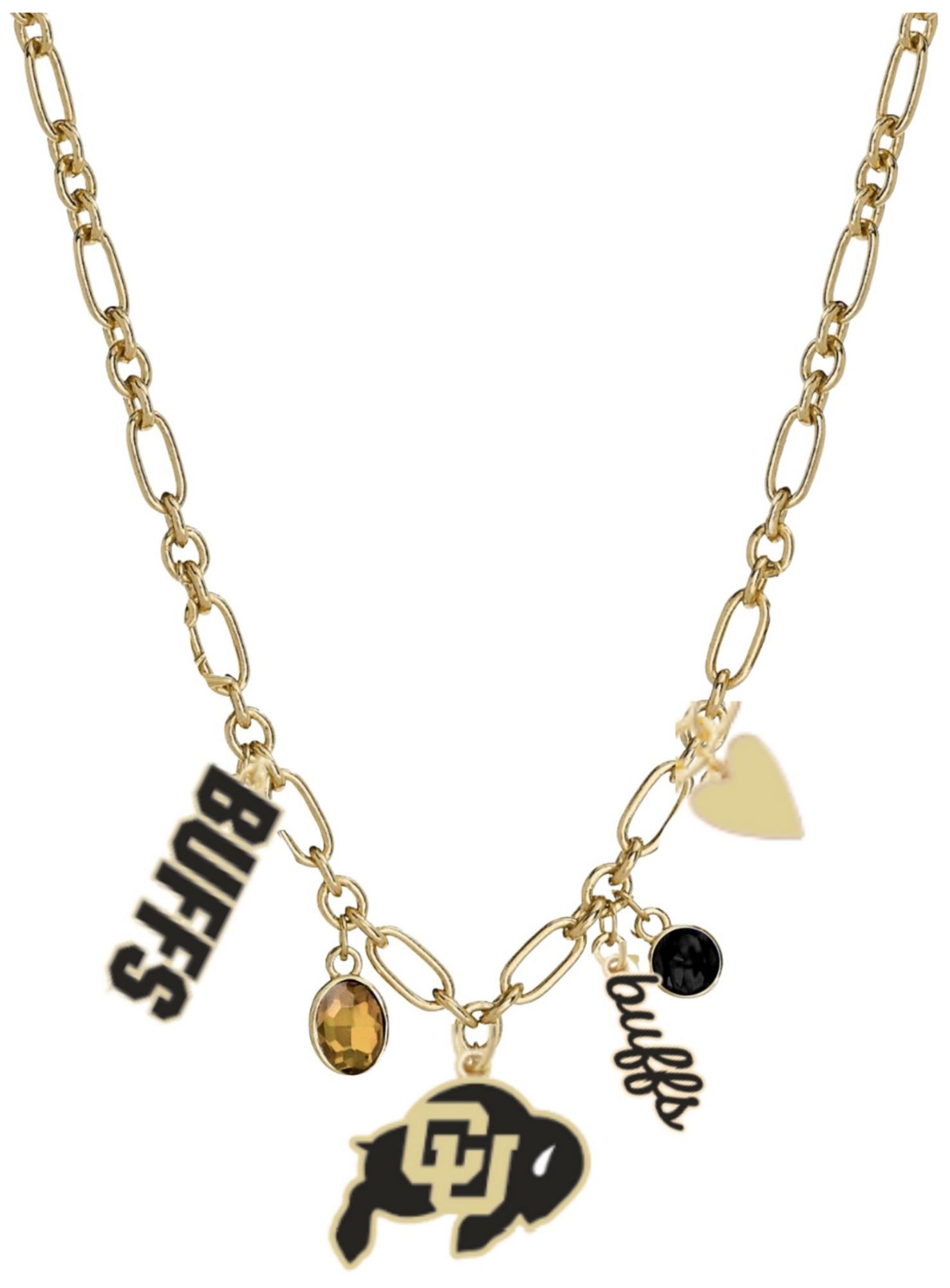 Canvas Style Women's Colorado Buffalos Gameday Charm Necklace