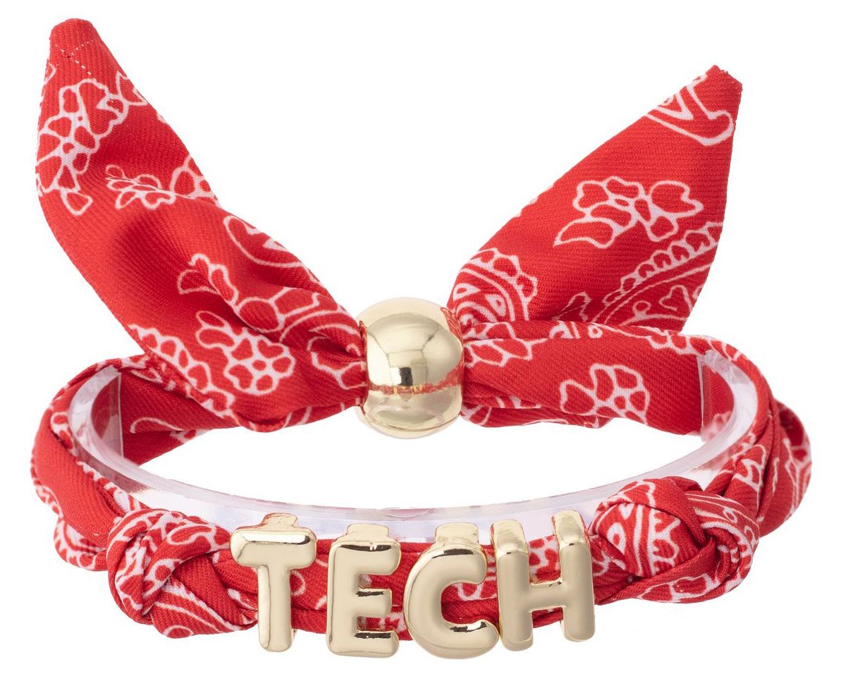 Canvas Style Women's Texas Tech Red Raiders Bandana Slider Bracelet