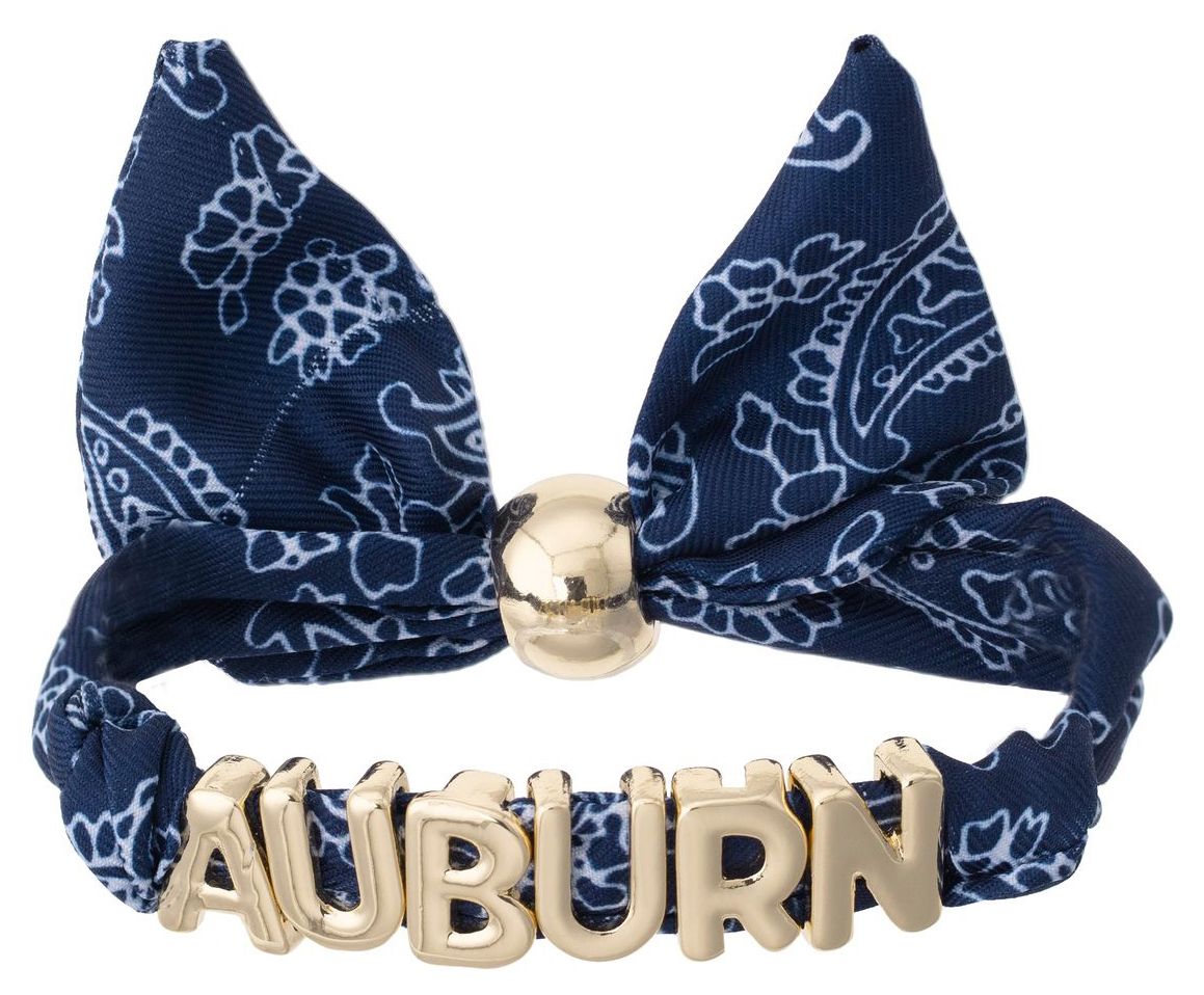 Canvas Style Women's Auburn Tigers Bandana Slider Bracelet