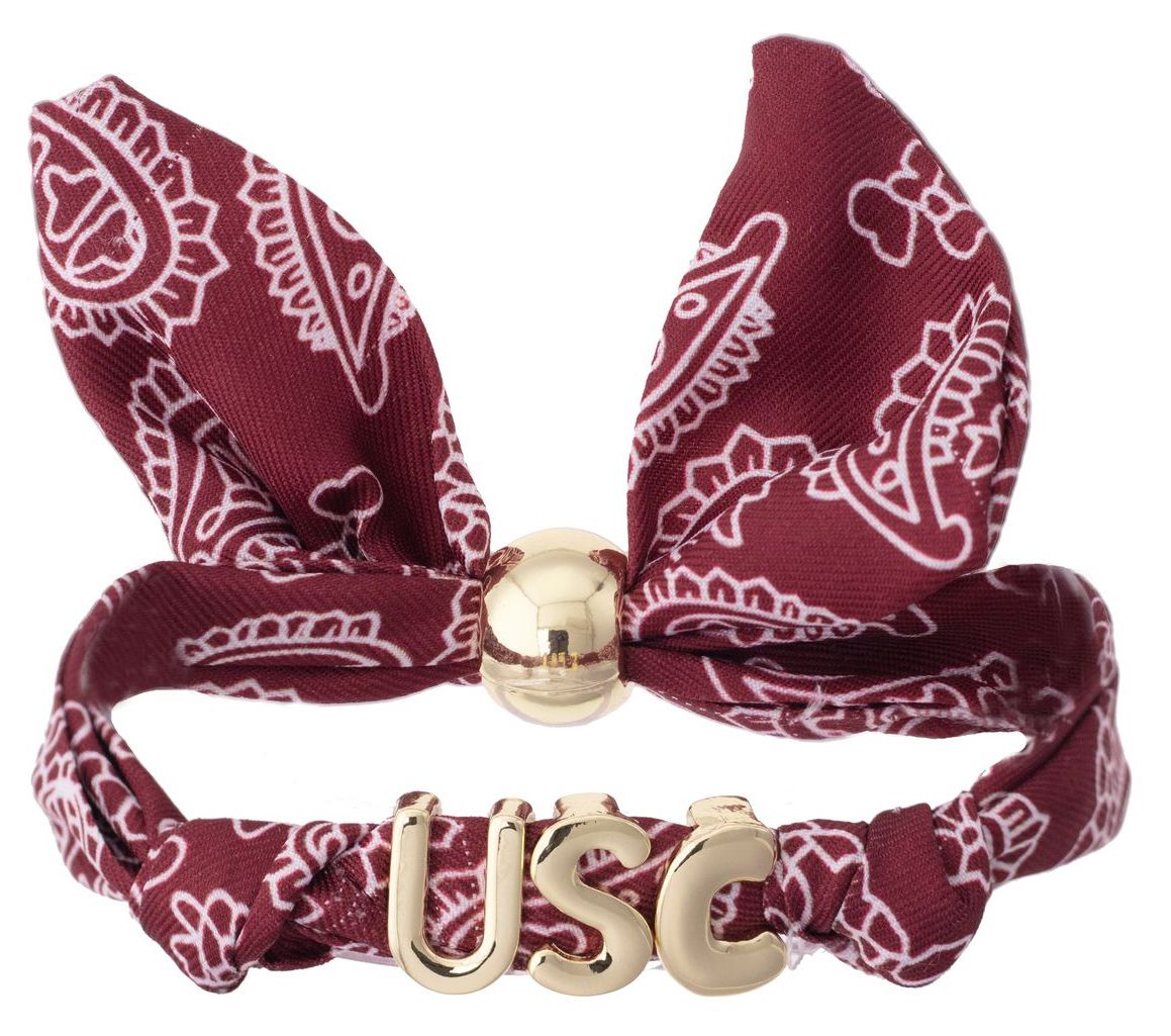 Canvas Style Women's South Carolina Gamecocks Bandana Slider Bracelet