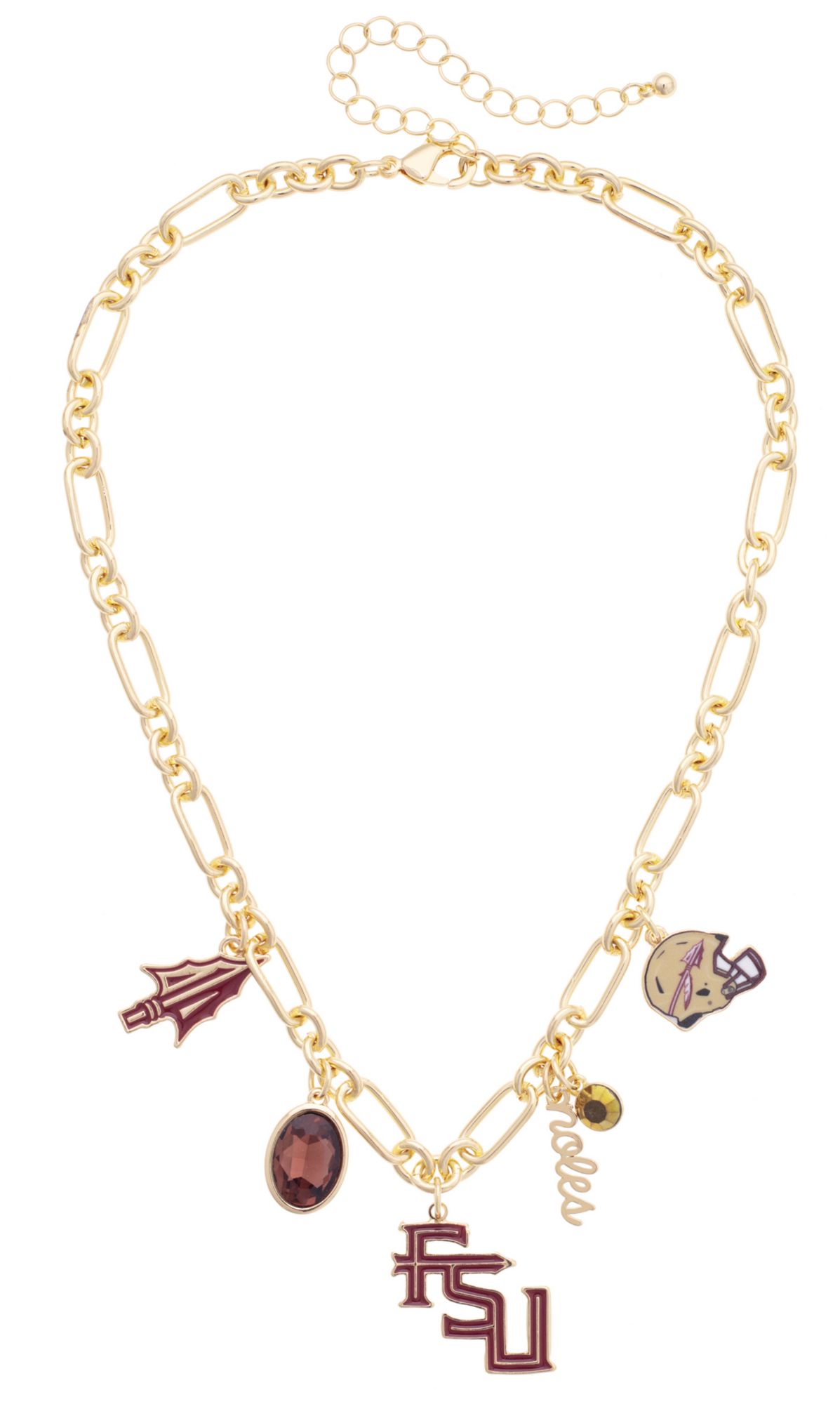 Canvas Style Women's Florida State Seminoles Gameday Charm Necklace
