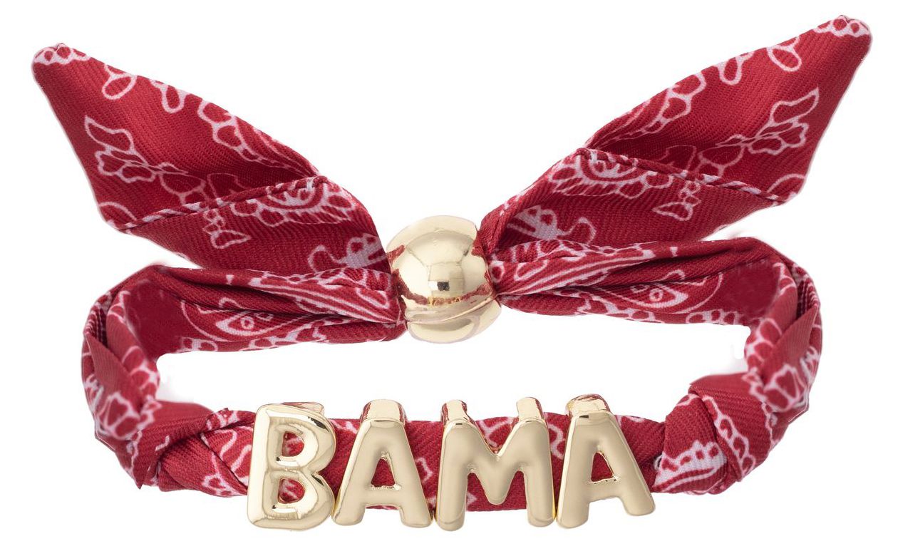 Canvas Style Women's Alabama Crimson Tide Bandana Slider Bracelet