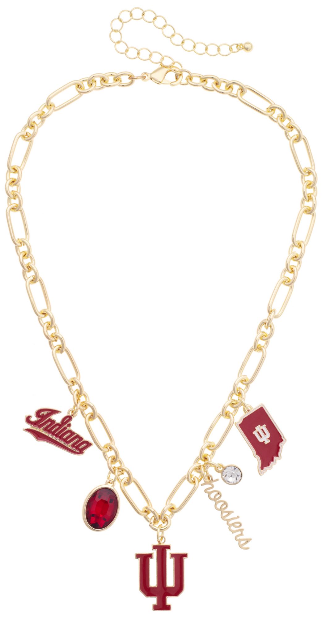 Canvas Style Women's Indiana Hoosiers Gameday Charm Necklace