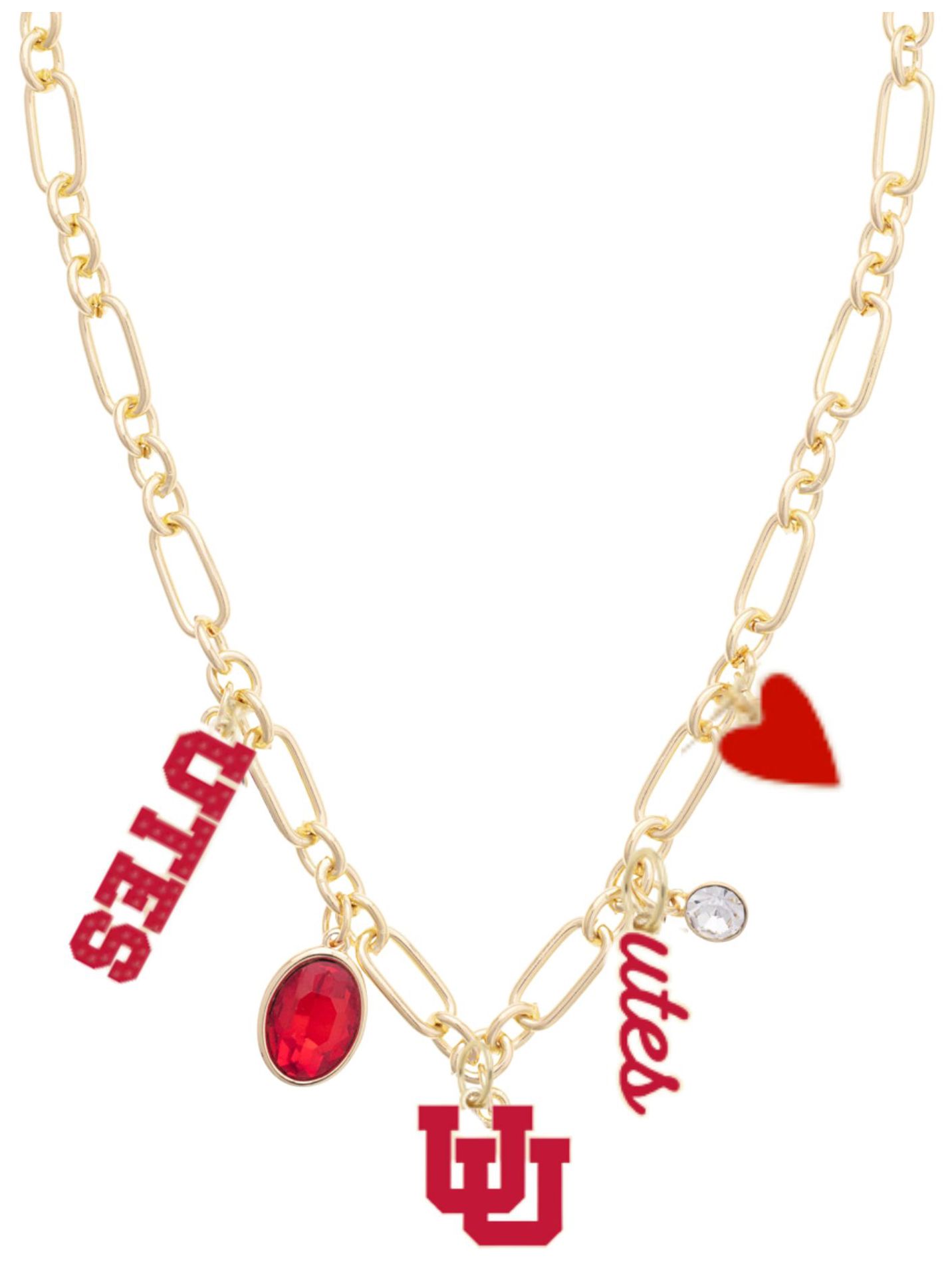 Canvas Style Women's Utah Utes Gameday Charm Necklace