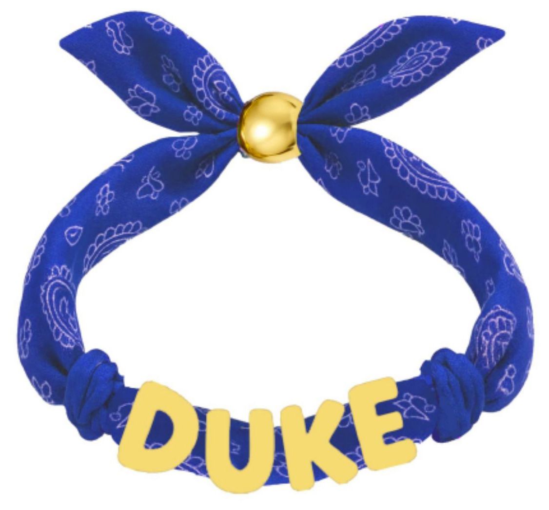 Canvas Style Women's Duke Blue Devils Bandana Slider Bracelet