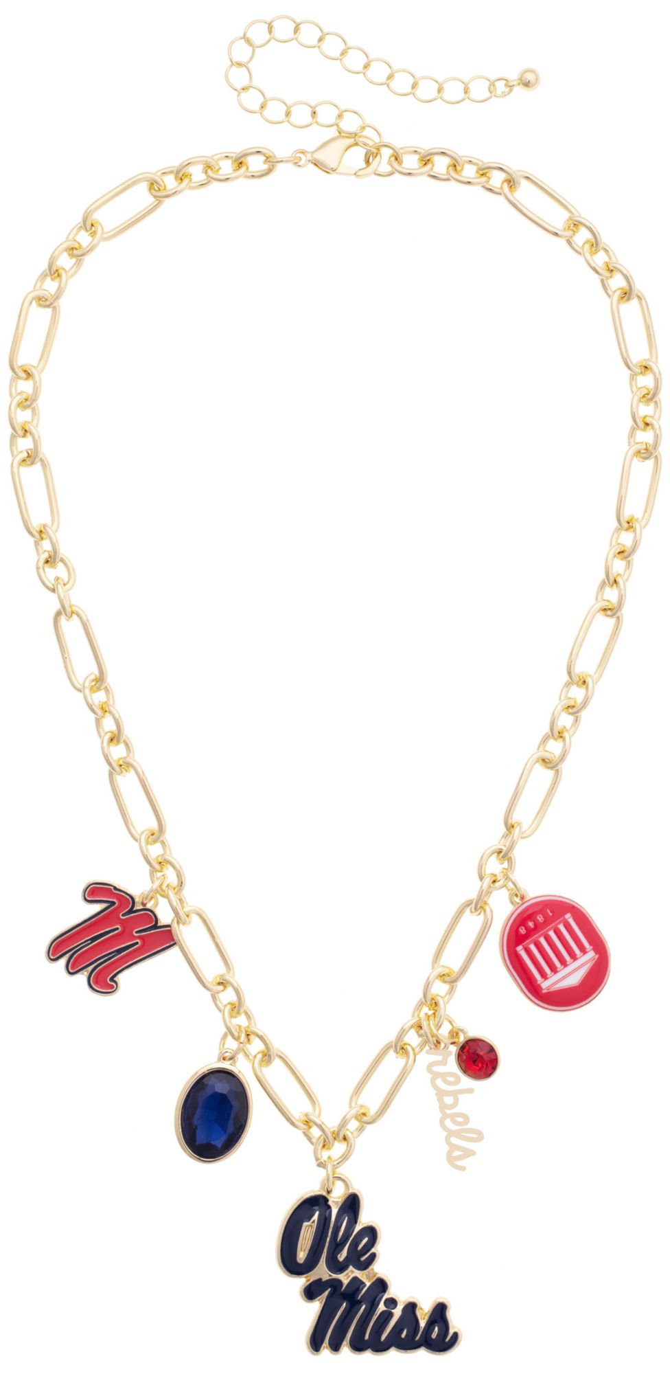 Canvas Style Women's Ole Miss Rebels Gameday Charm Necklace
