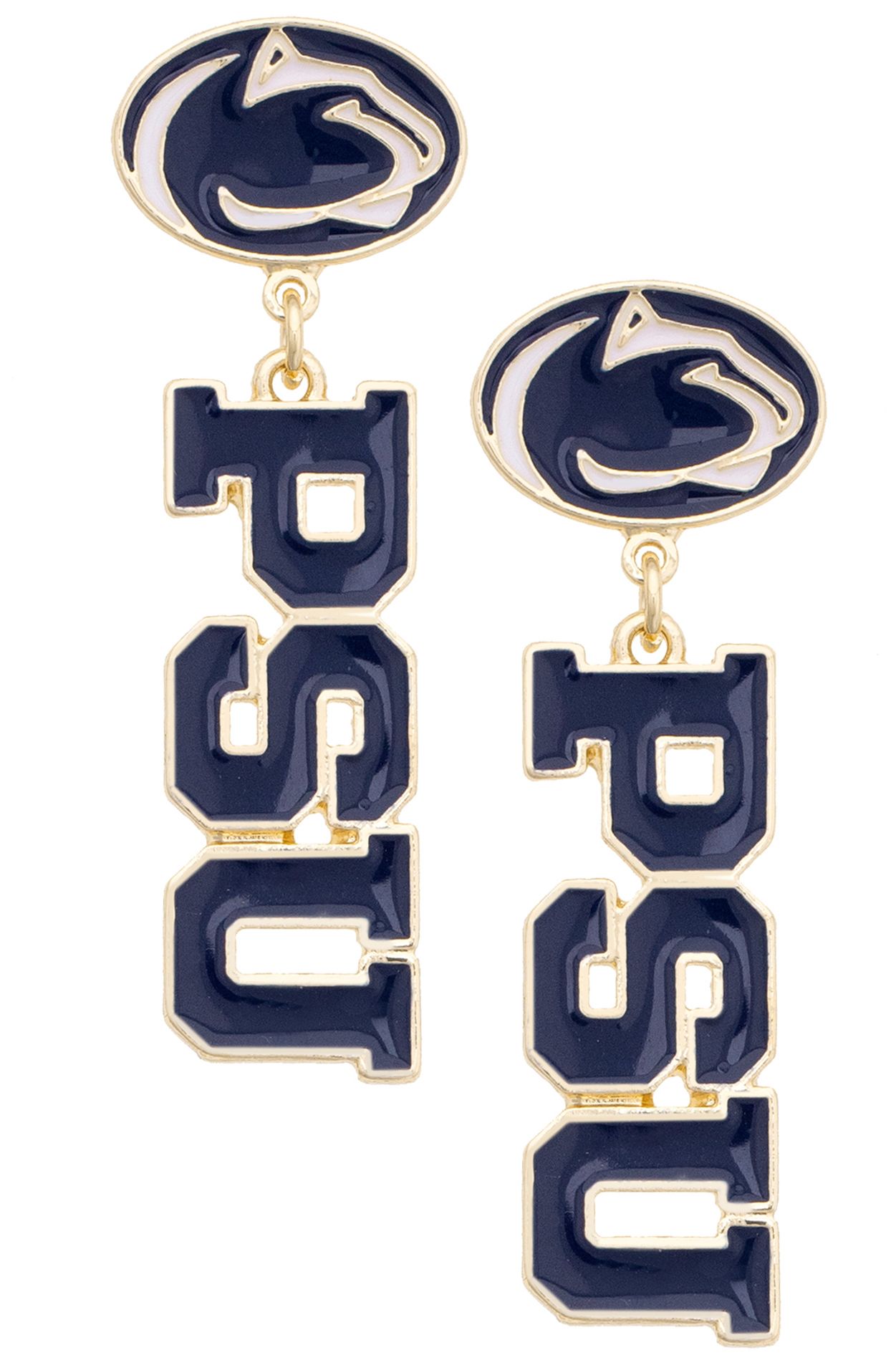 Canvas Style Women's Penn State Nittany Lions Enamel Drop Earrings