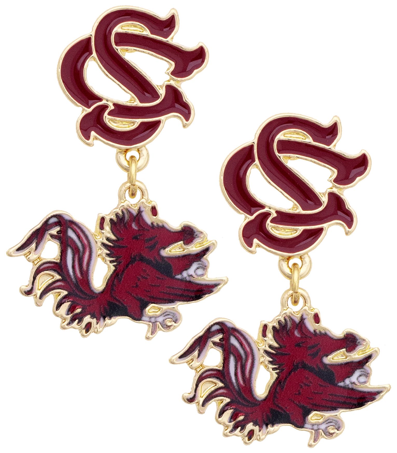 Canvas Style Women's Vanderbilt Commodores Enamel Drop Earrings