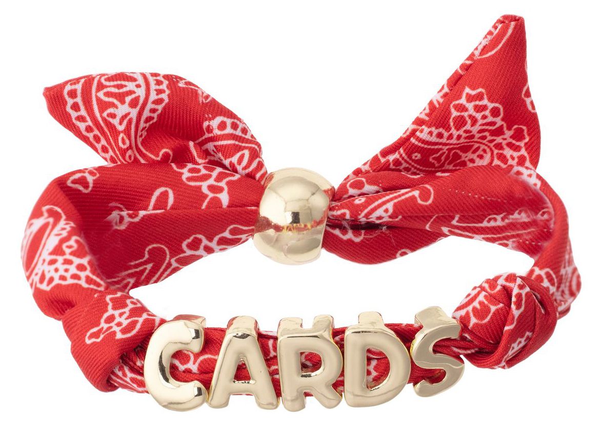 Canvas Style Women's Louisville Cardinals Bandana Slider Bracelet