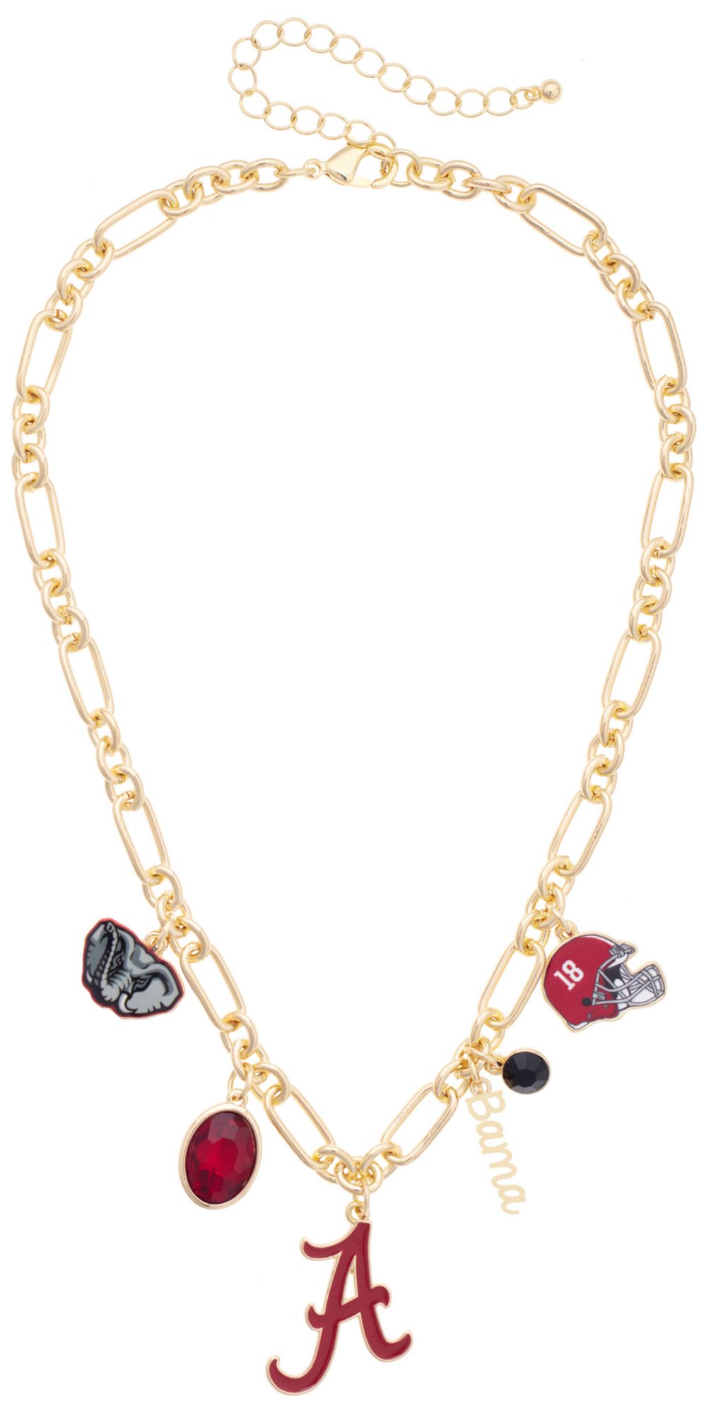 Canvas Style Women's Alabama Crimson Tide Gameday Charm Necklace