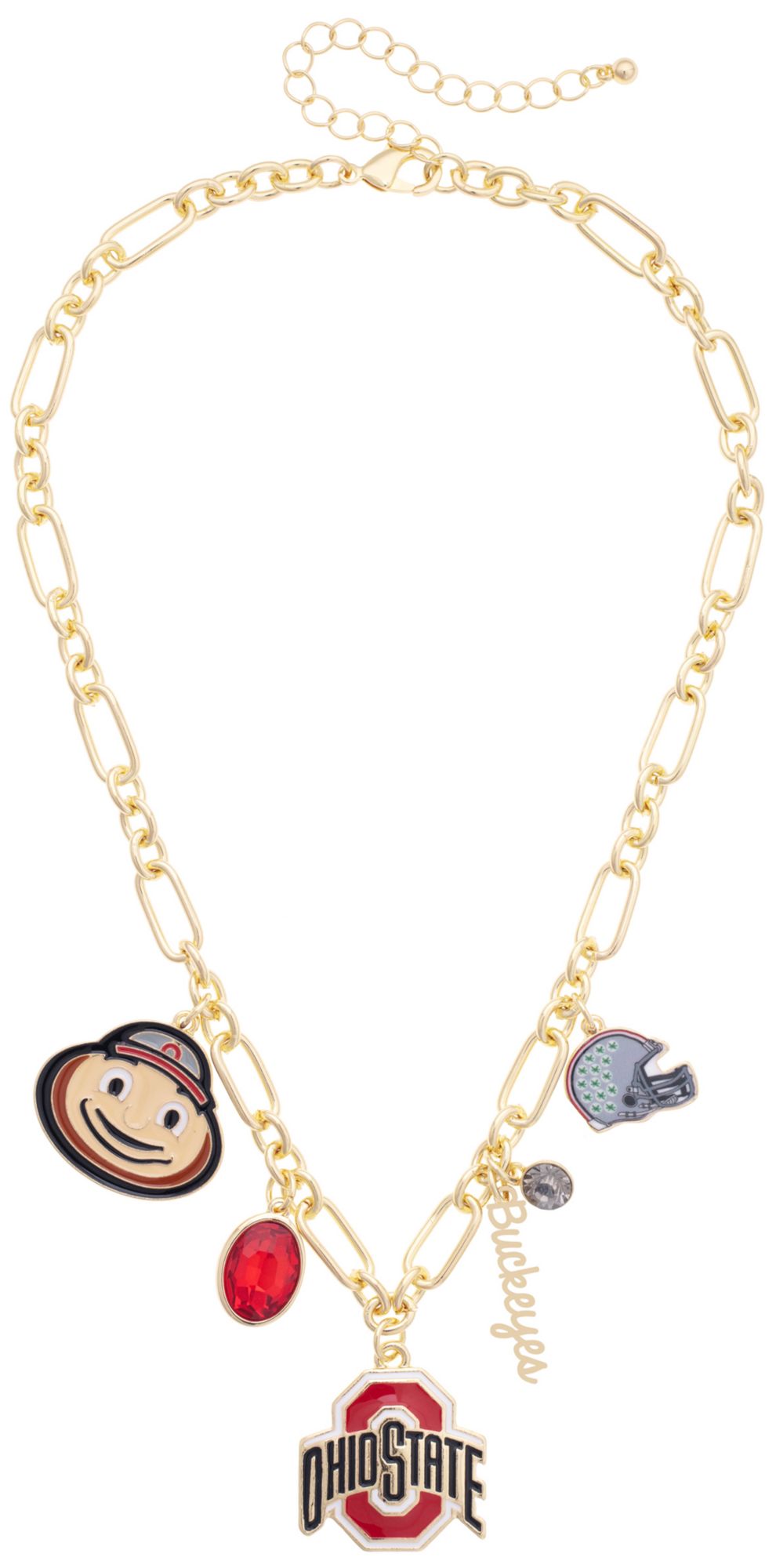 Canvas Style Women's Ohio State Buckeyes Gameday Charm Necklace