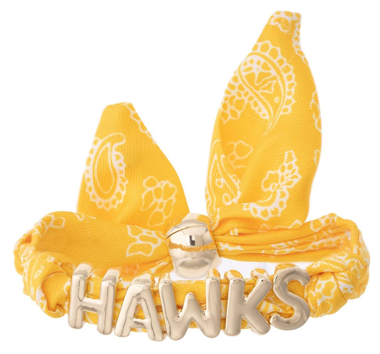 Canvas Style Women's Iowa Hawkeyes Bandana Slider Bracelet