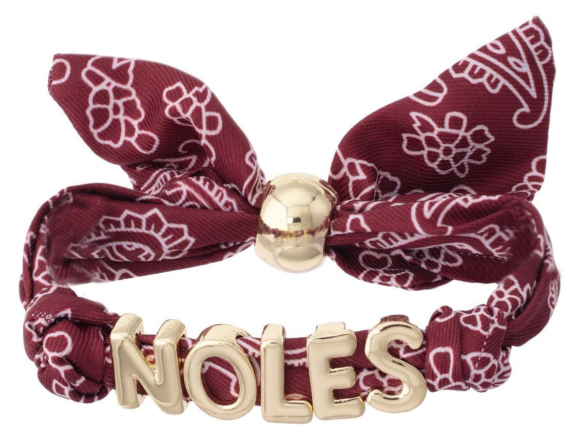 Canvas Style Women's Florida State Seminoles Bandana Slider Bracelet