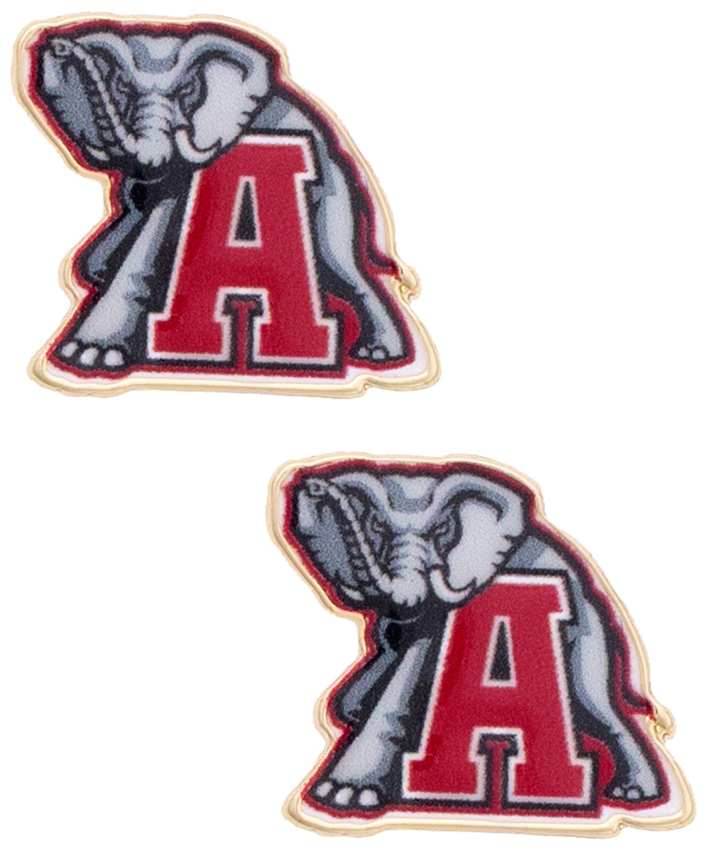 Canvas Style Women's Alabama Crimson Tide Enamel Icon Stud Earrings