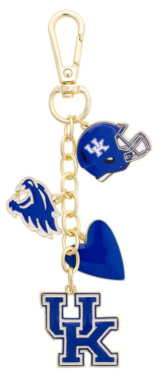 Canvas Style Women's Kentucky Wildcats Heart Cluster Bag Charm