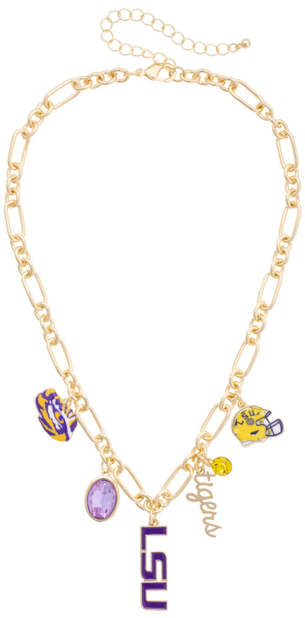 Canvas Style Women's LSU Tigers Gameday Charm Necklace