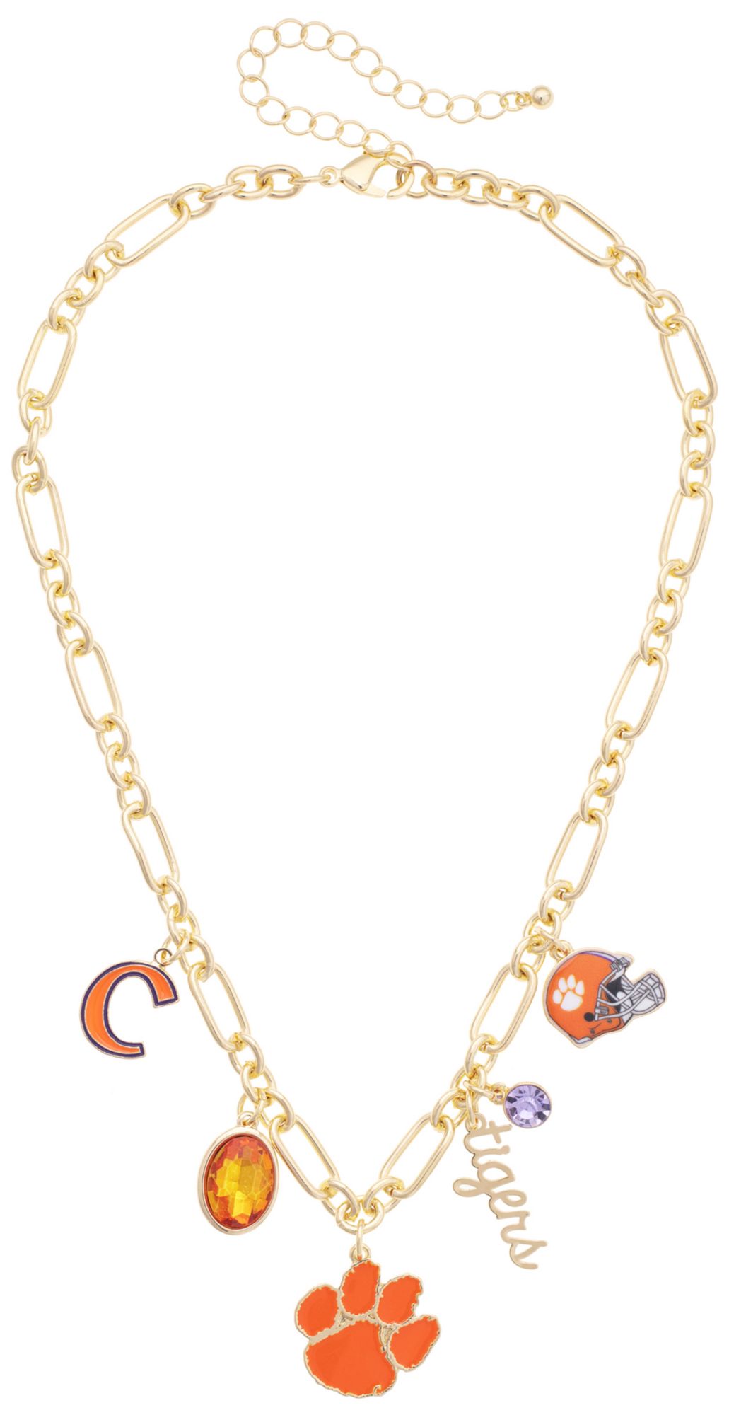 Canvas Style Women's Clemson Tigers Gameday Charm Necklace