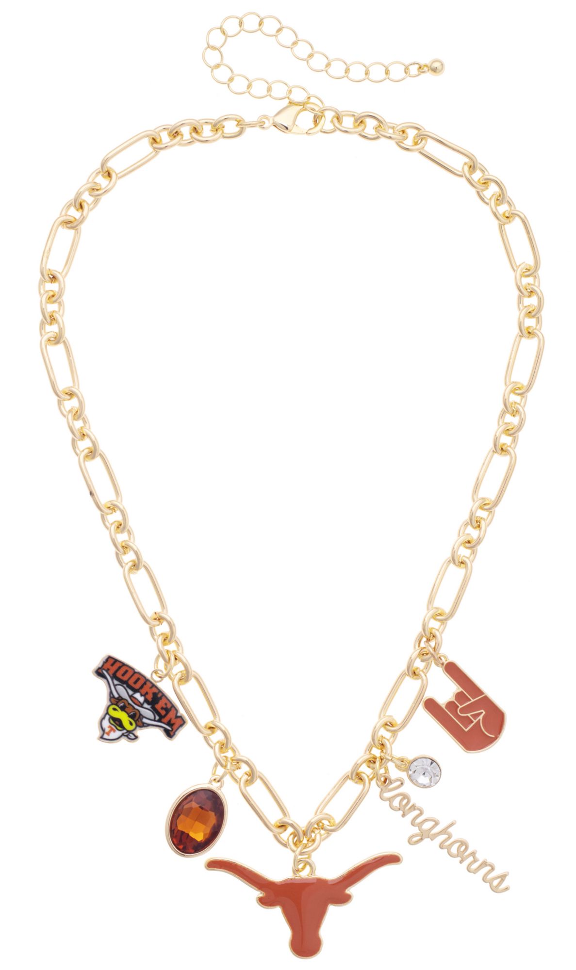 Canvas Style Women's Texas Longhorns Gameday Charm Necklace