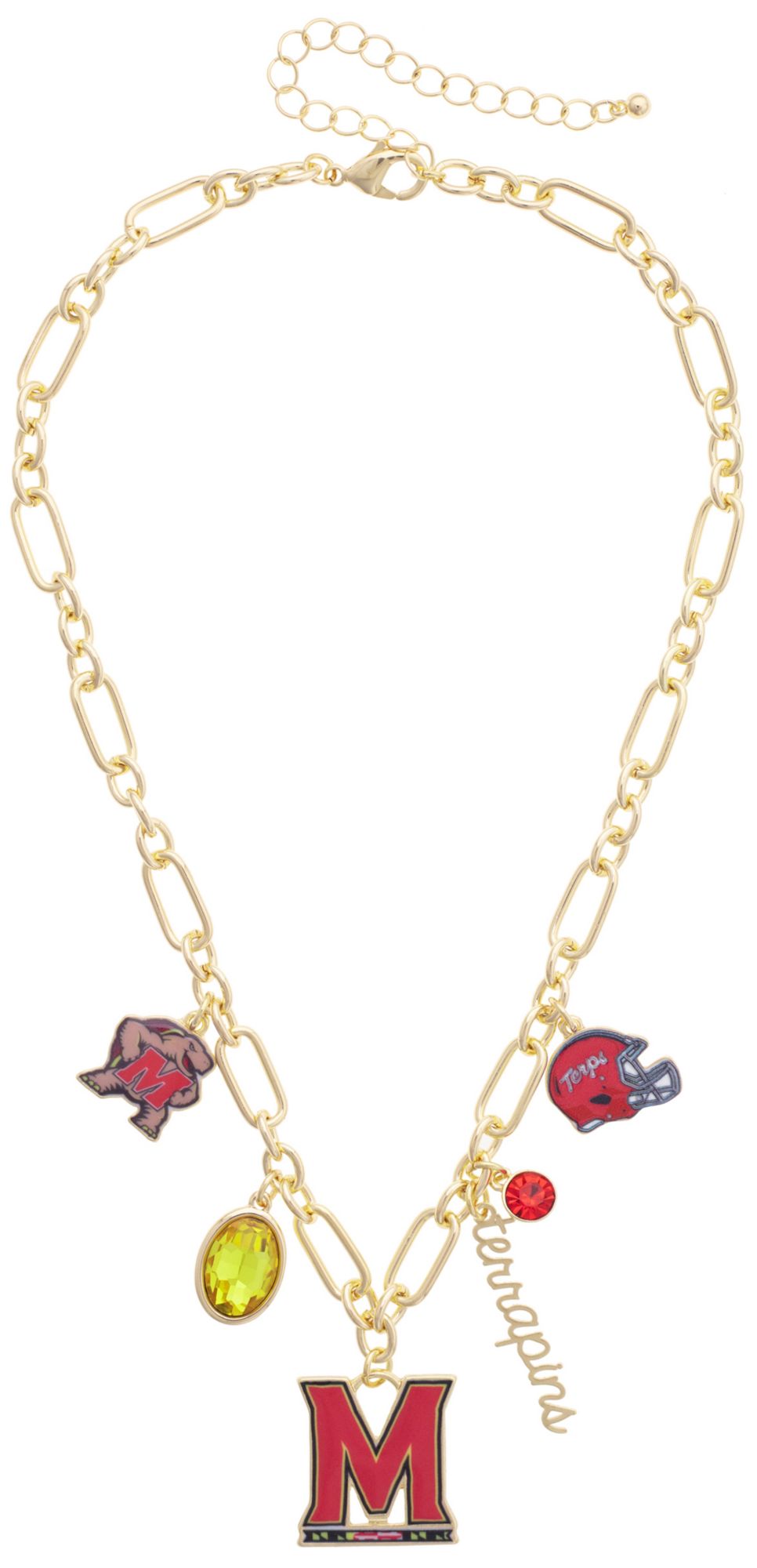 Canvas Style Women's Maryland Terrapins Gameday Charm Necklace