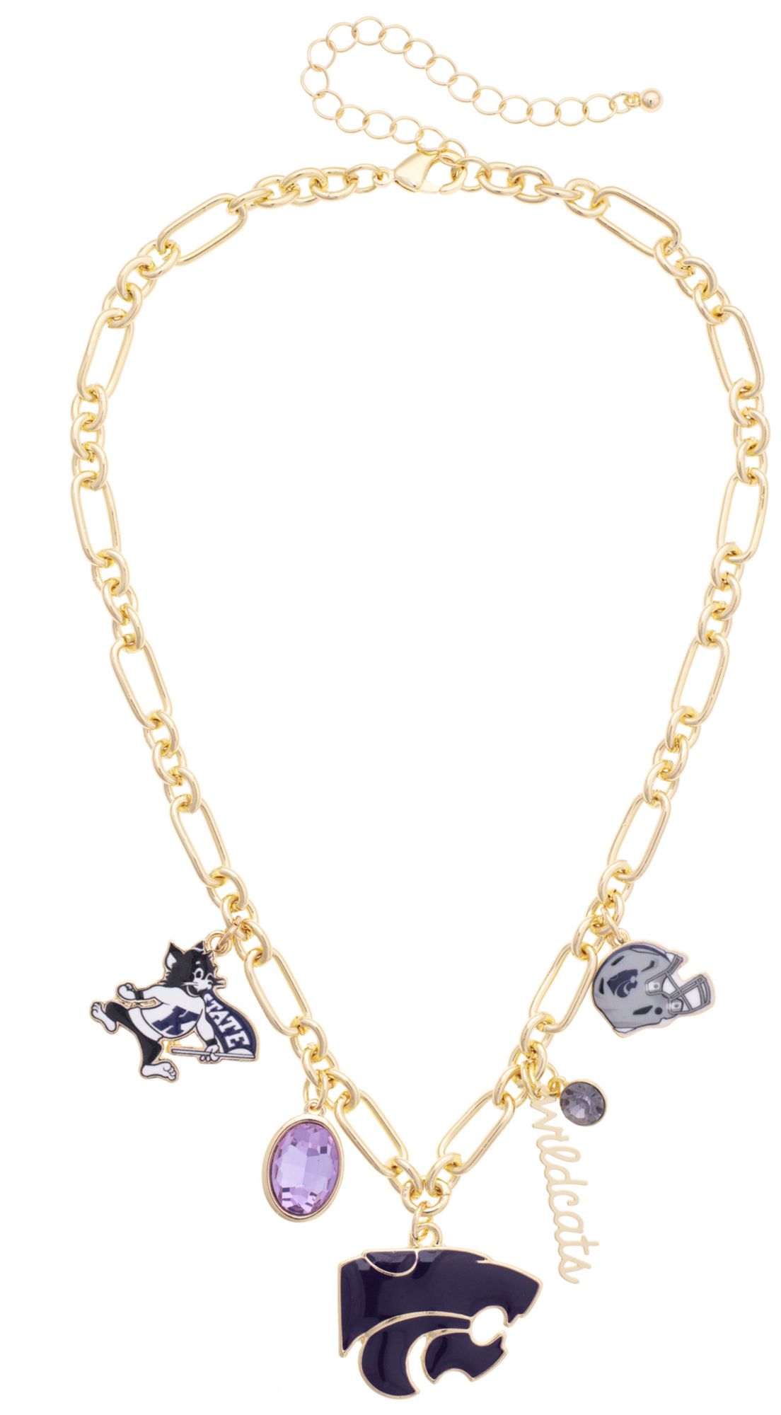 Canvas Style Women's Kansas State Wildcats Gameday Charm Necklace