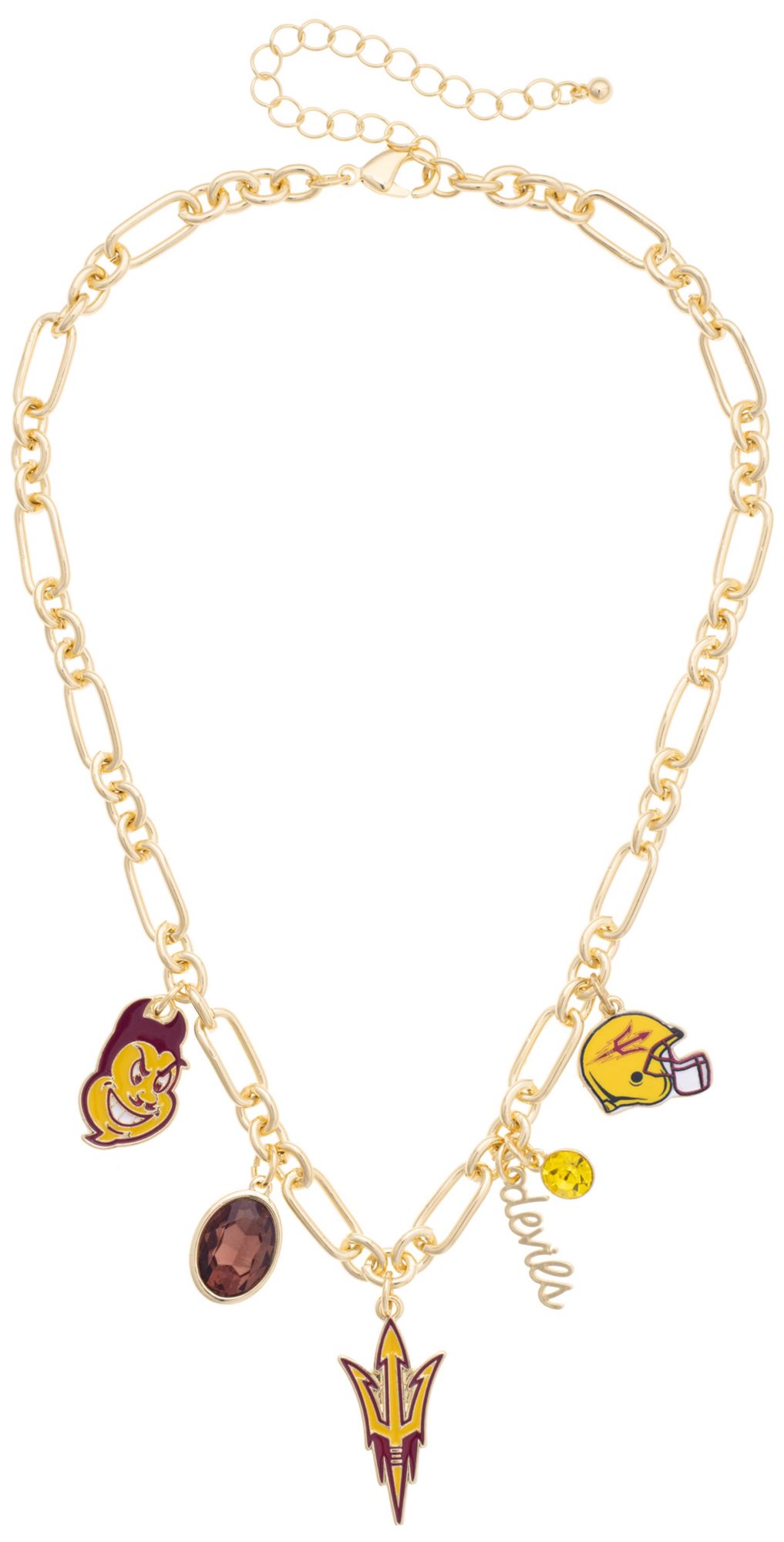 Canvas Style Women's Arizona State Sun Devils Gameday Charm Necklace