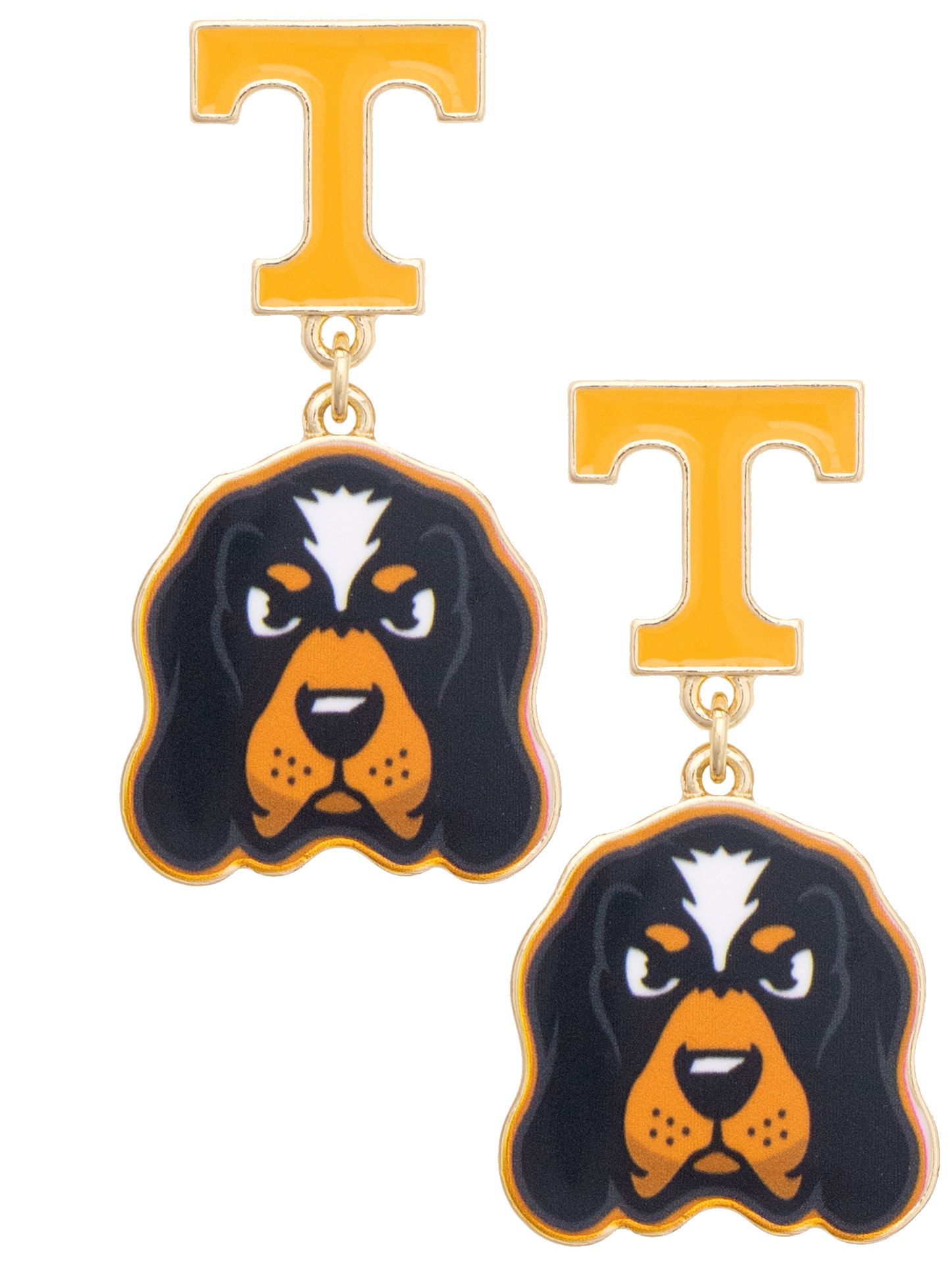 Canvas Style Women's Tennessee Vols Enamel Drop Earrings