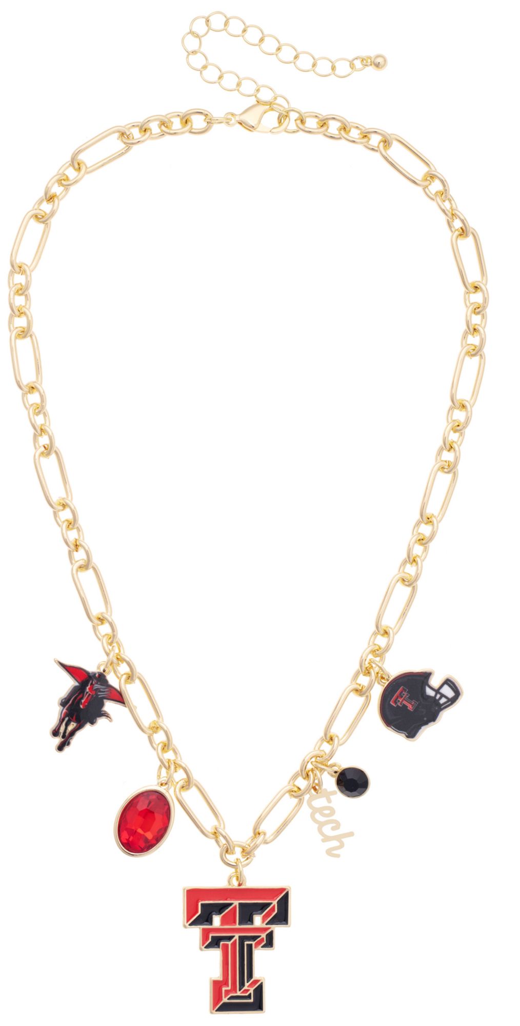 Canvas Style Women's Texas Tech Red Raiders Gameday Charm Necklace
