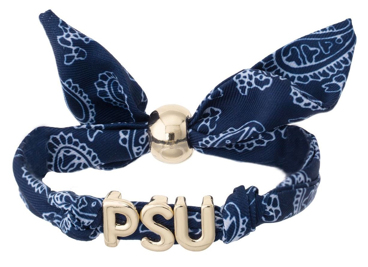 Canvas Style Women's Penn State Nittany Lions Bandana Slider Bracelet