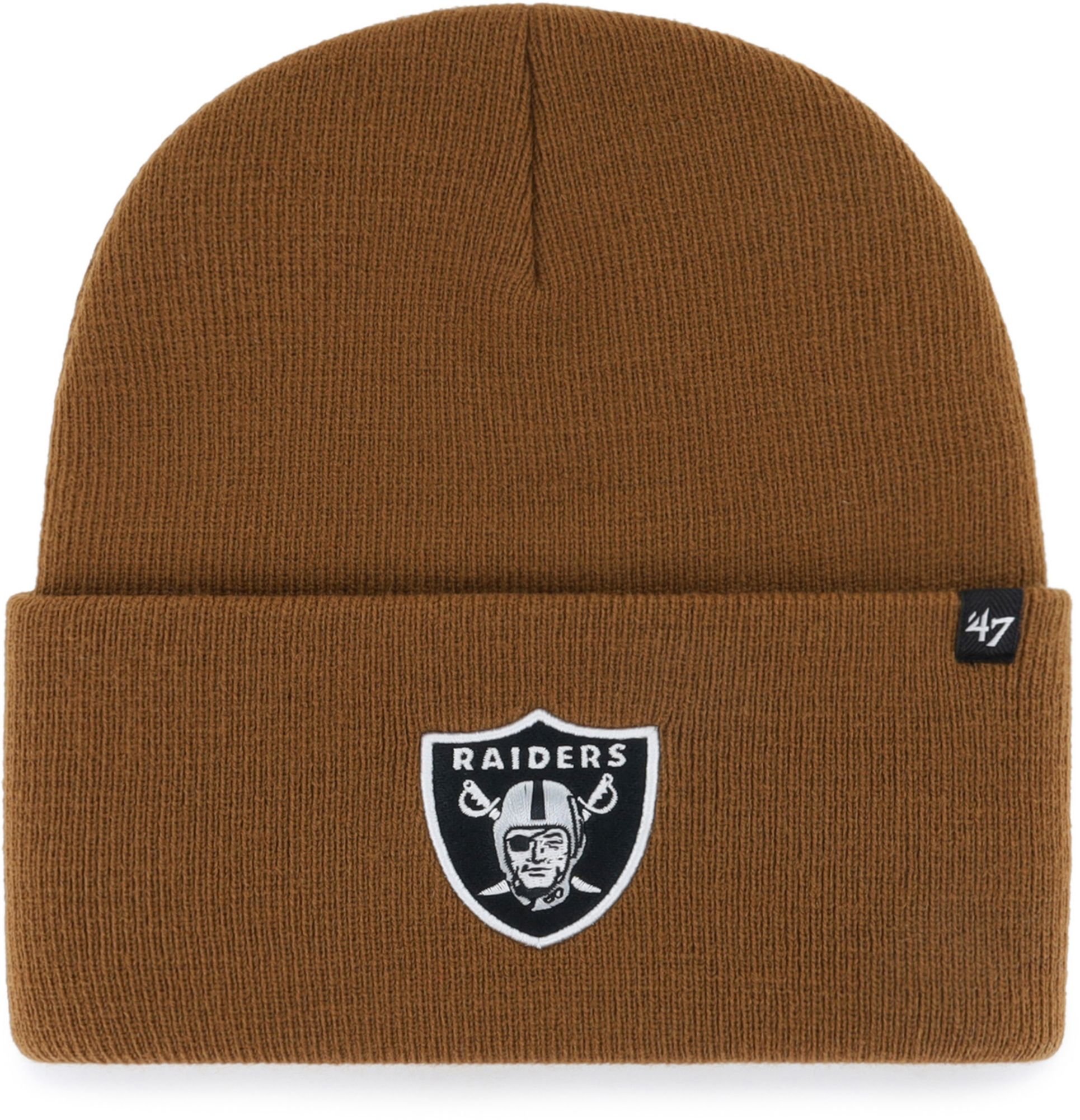 Carhartt x '47 Las Vegas Raiders Brown Cuffed Knit Beanie