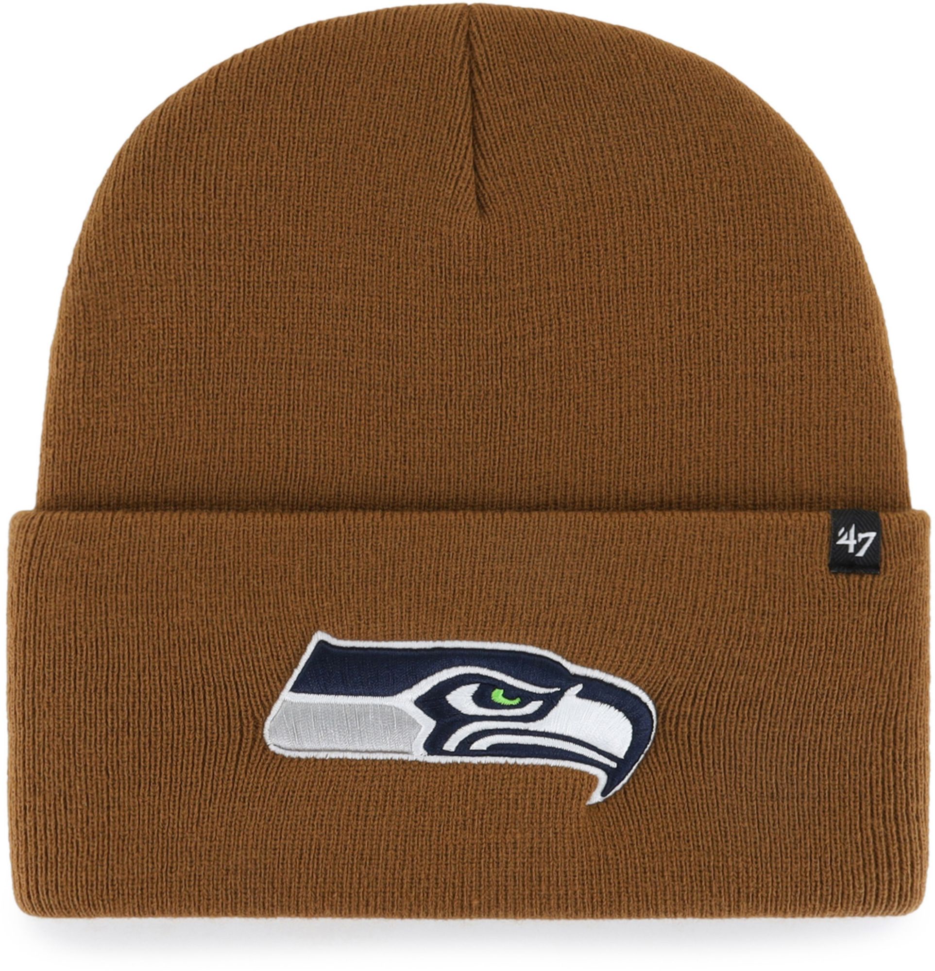 Carhartt x '47 Seattle Seahawks Brown Cuffed Knit Beanie