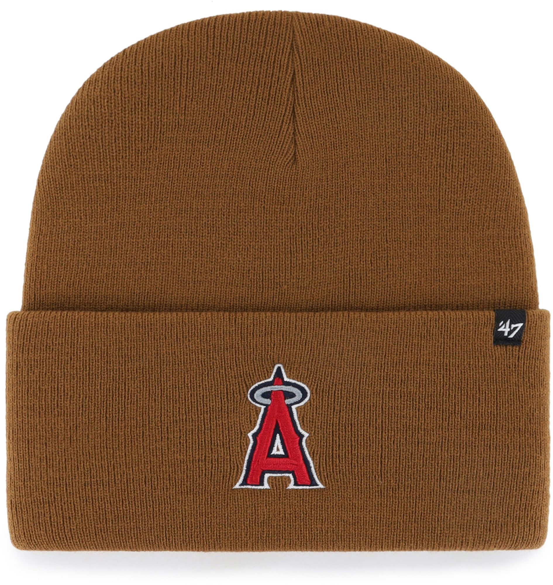 Carhartt x '47 Los Angeles Angels Brown Cuffed Knit Beanie