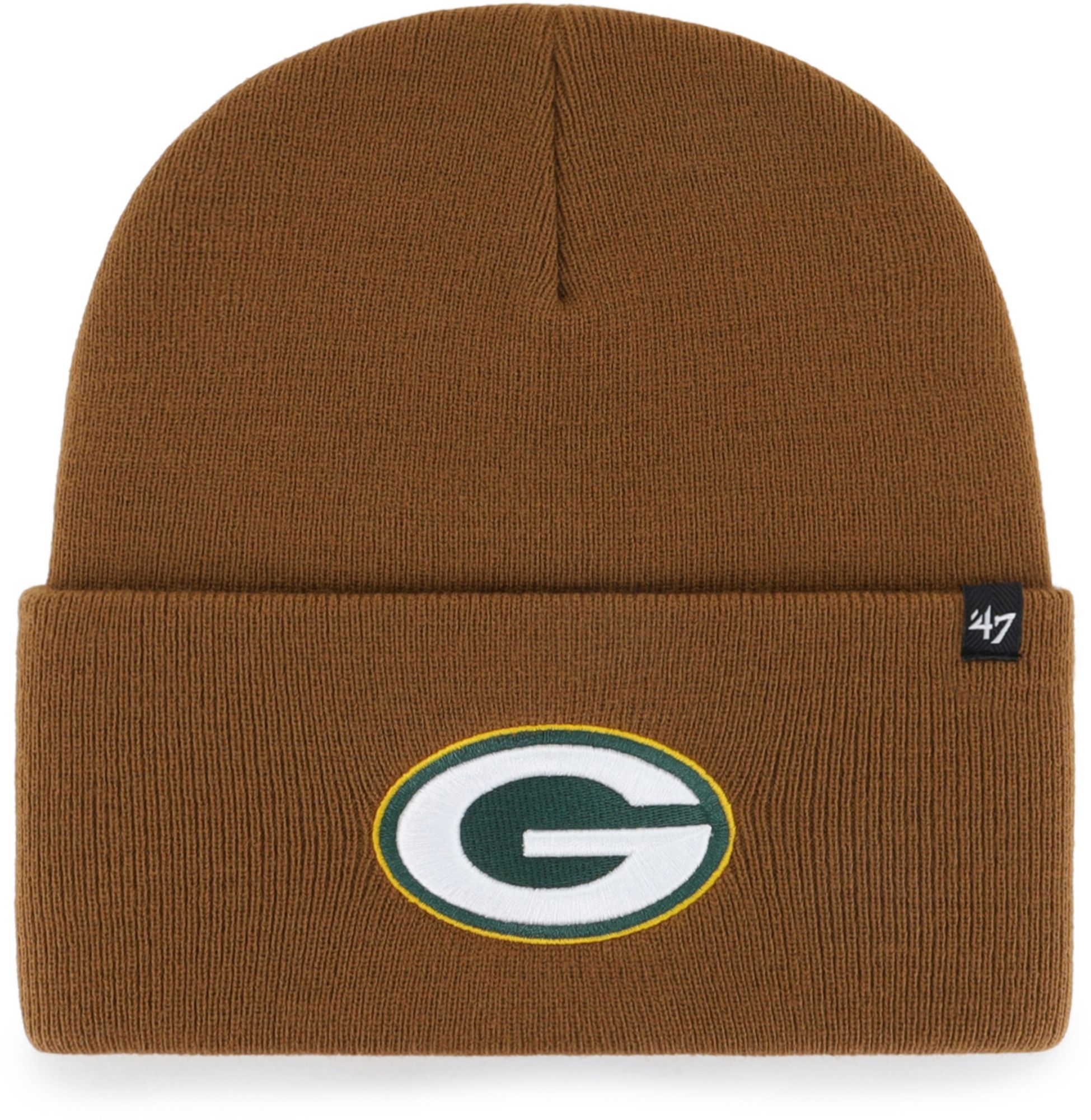 Carhartt x '47 Green Bay Packers Brown Cuffed Knit Beanie